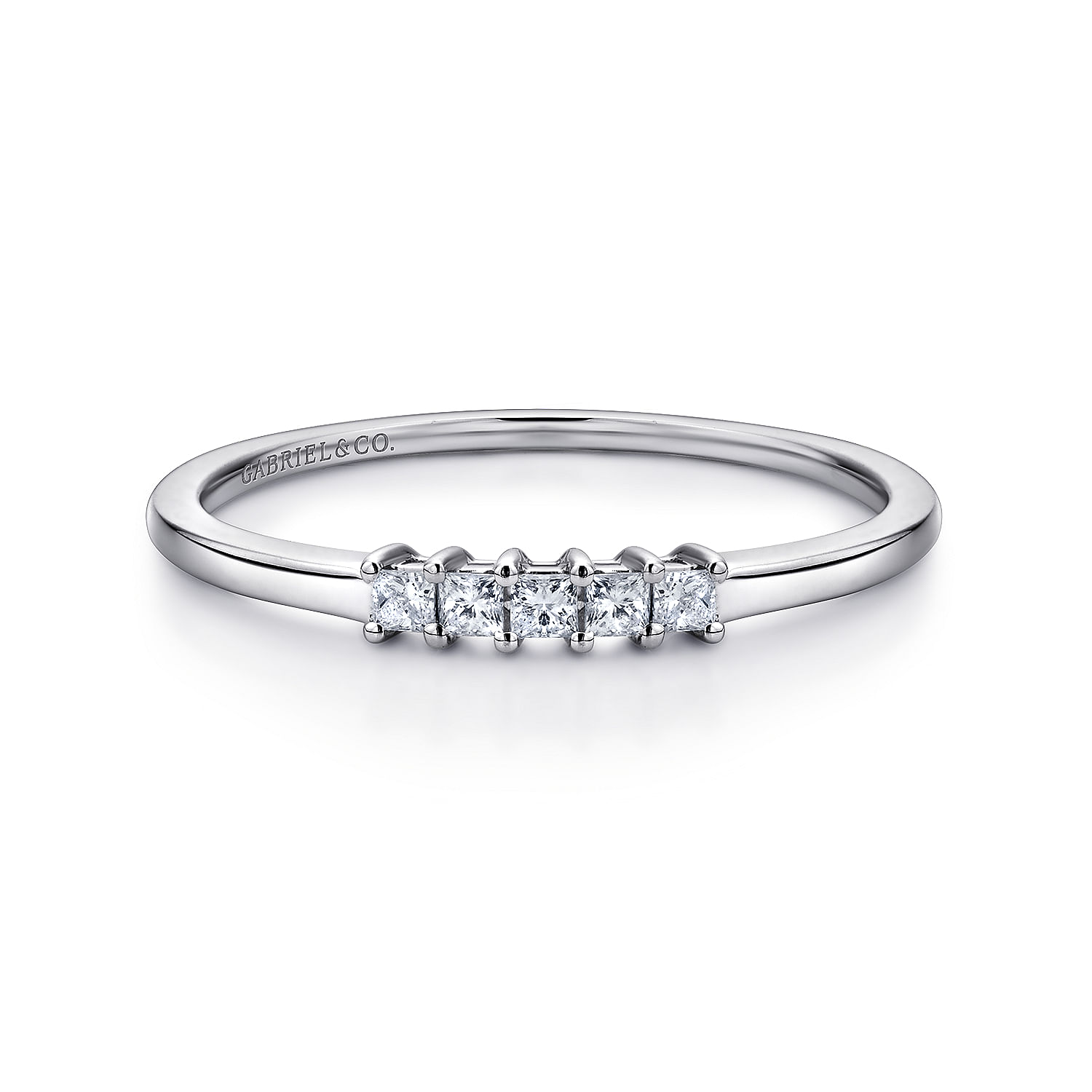 14k White Gold Diamond Straight 14k White Gold Diamond Straight