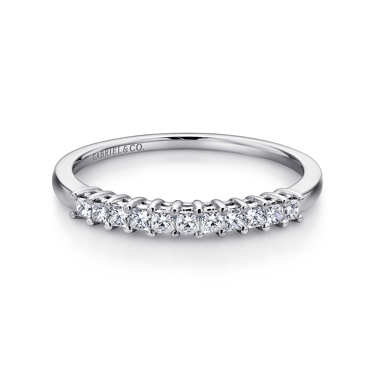 14k White Gold Diamond Straight 14k White Gold Diamond Straight
