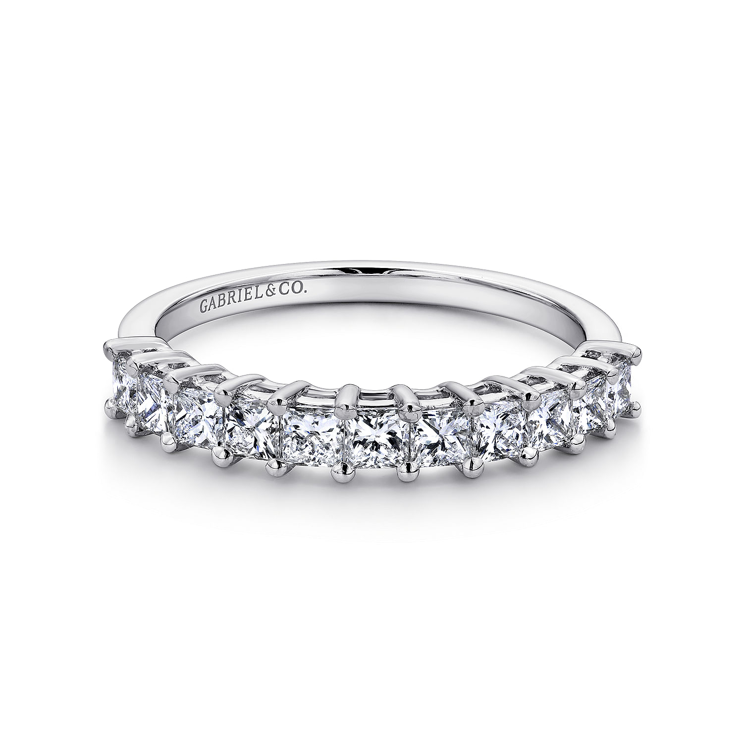 14k White Gold Diamond Straight 14k White Gold Diamond Straight