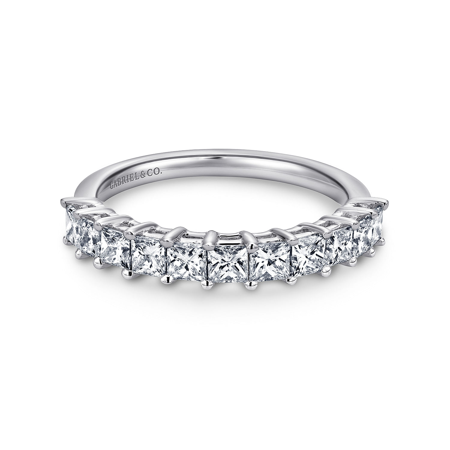 14k White Gold Diamond Straight 14k White Gold Diamond Straight