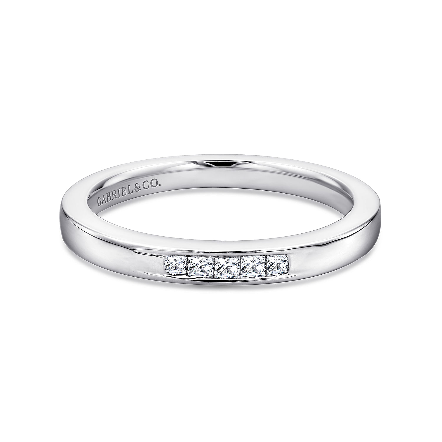 14k White Gold Diamond Straight 14k White Gold Diamond Straight