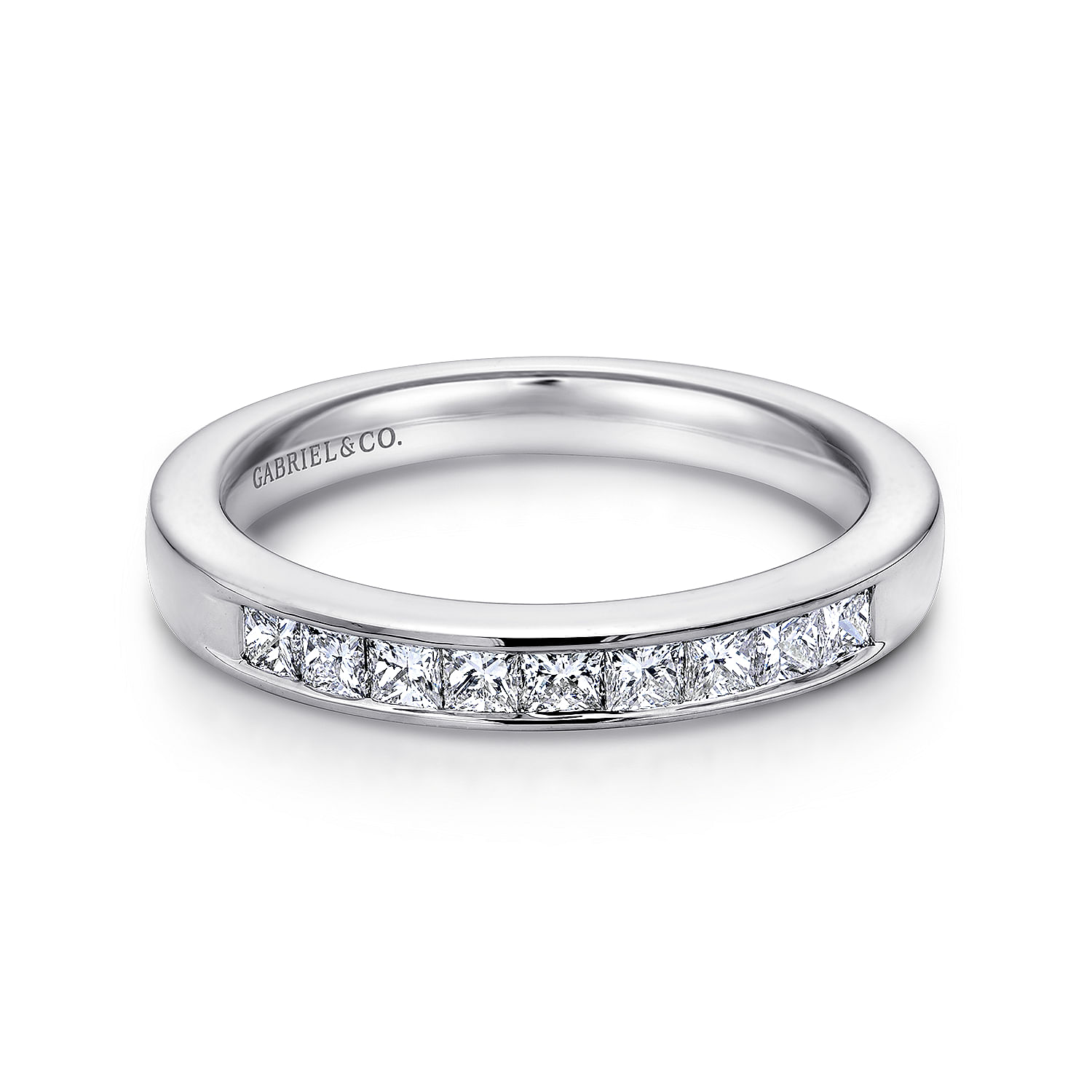 14k White Gold Diamond Straight 14k White Gold Diamond Straight