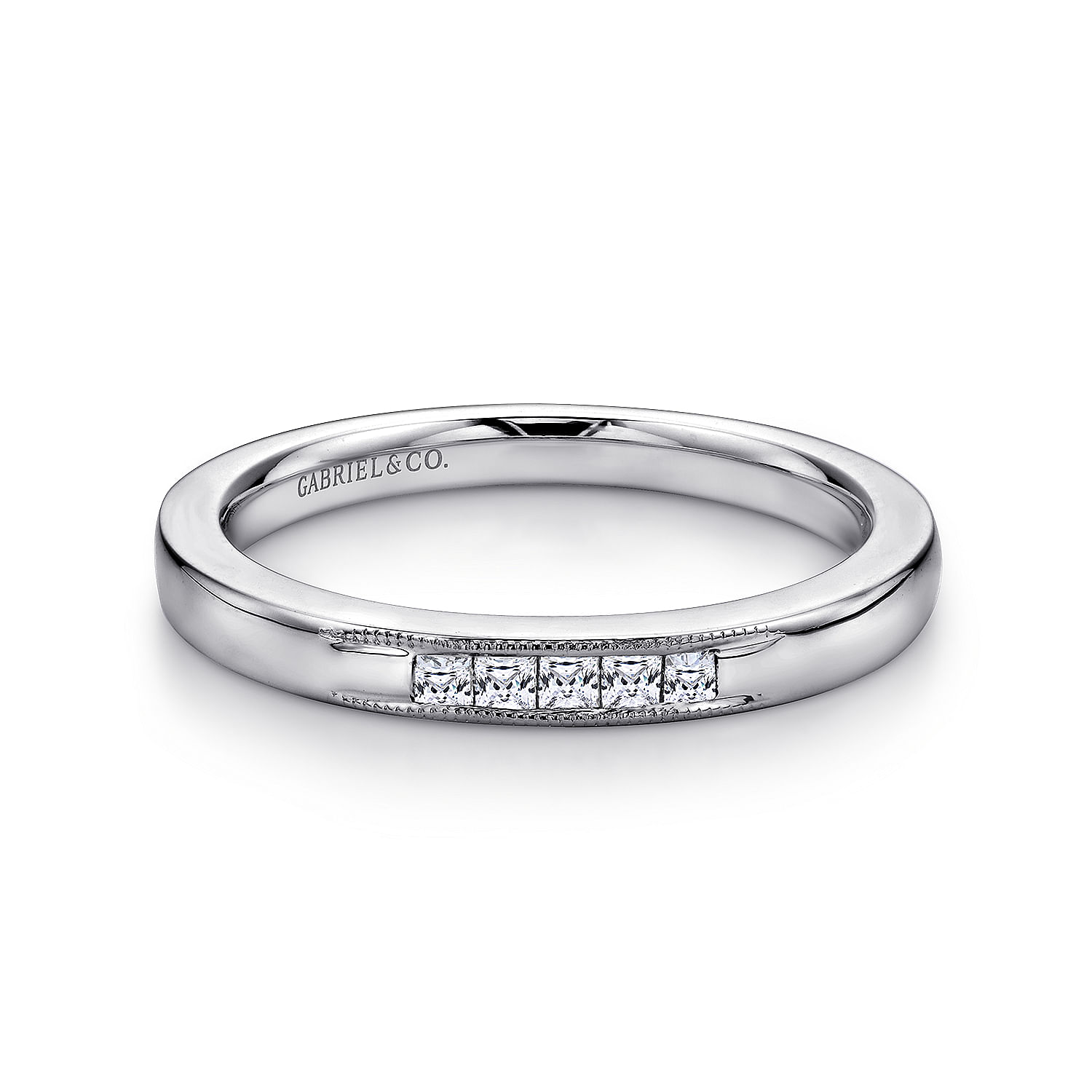 14k White Gold Diamond Straight 14k White Gold Diamond Straight