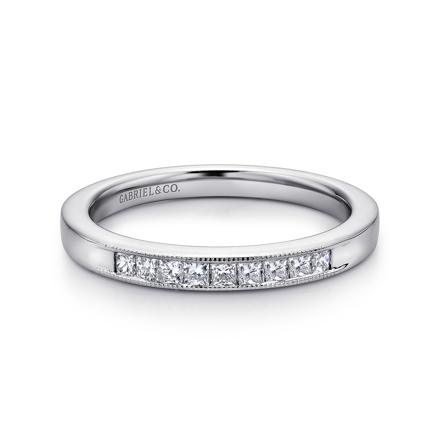 14k White Gold Diamond Straight 14k White Gold Diamond Straight