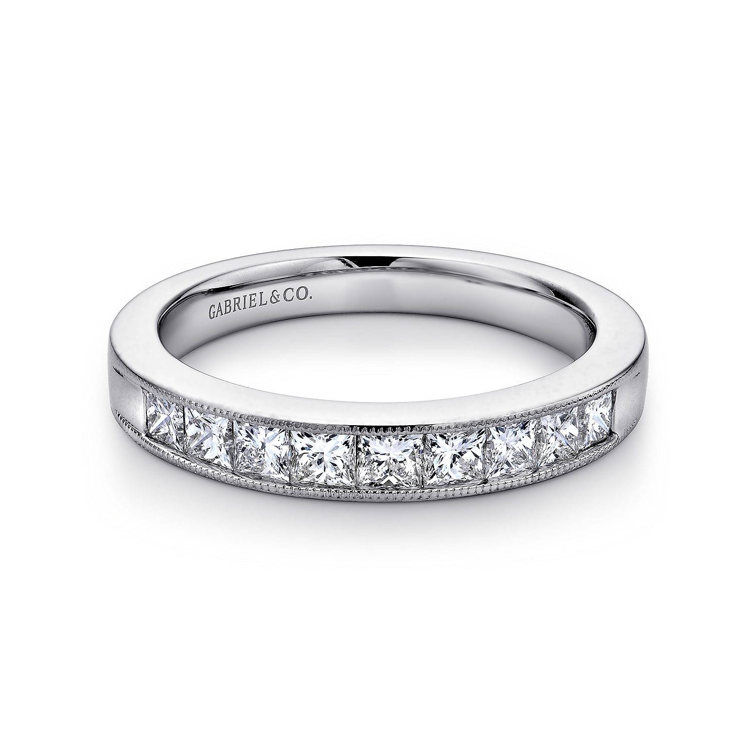 14k White Gold Diamond Straight 14k White Gold Diamond Straight