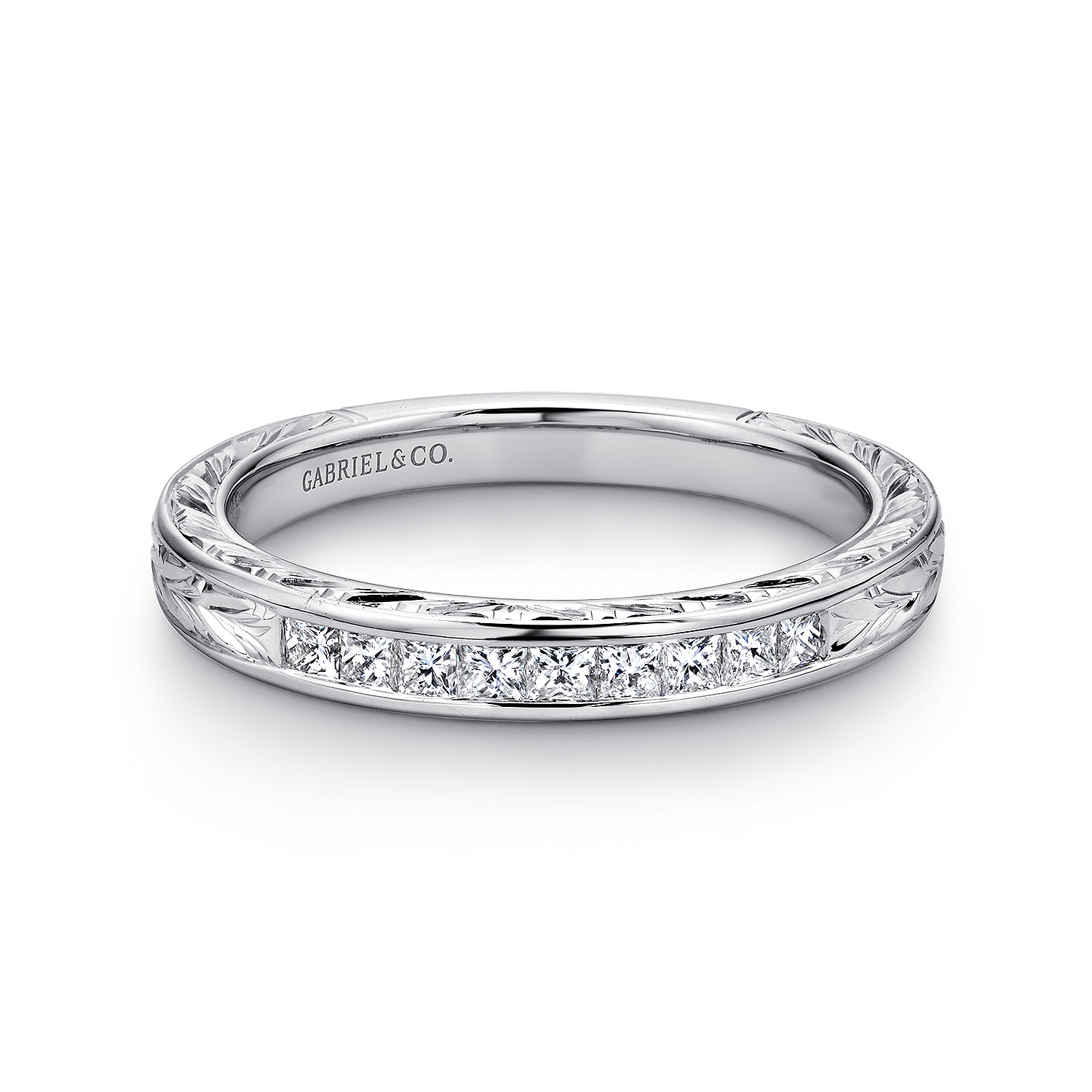 14k White Gold Diamond Straight 14k White Gold Diamond Straight