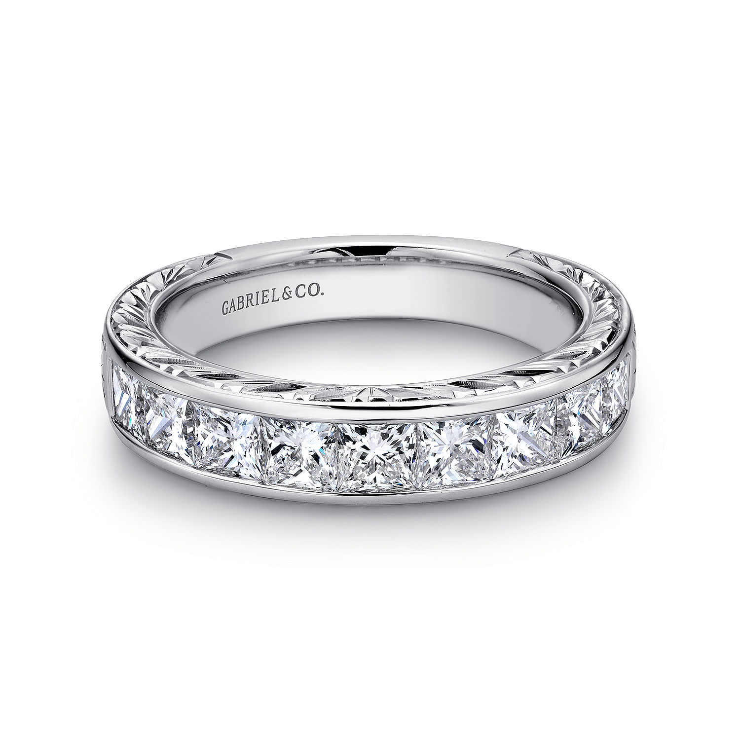 14k White Gold Diamond Straight 14k White Gold Diamond Straight