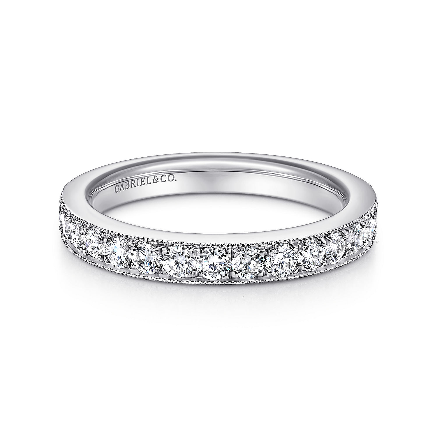 14k White Gold Diamond Straight 14k White Gold Diamond Straight