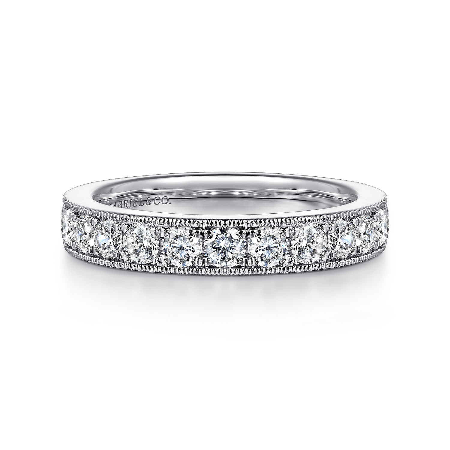 14k White Gold Diamond Straight 14k White Gold Diamond Straight
