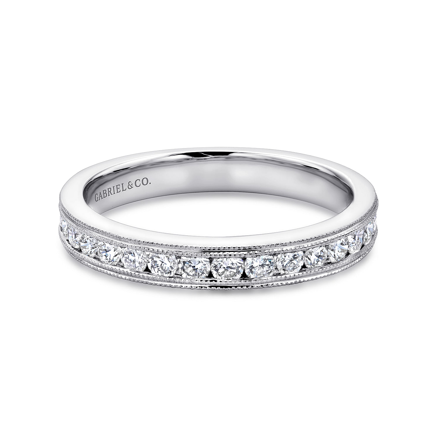 14k White Gold Diamond Straight 14k White Gold Diamond Straight