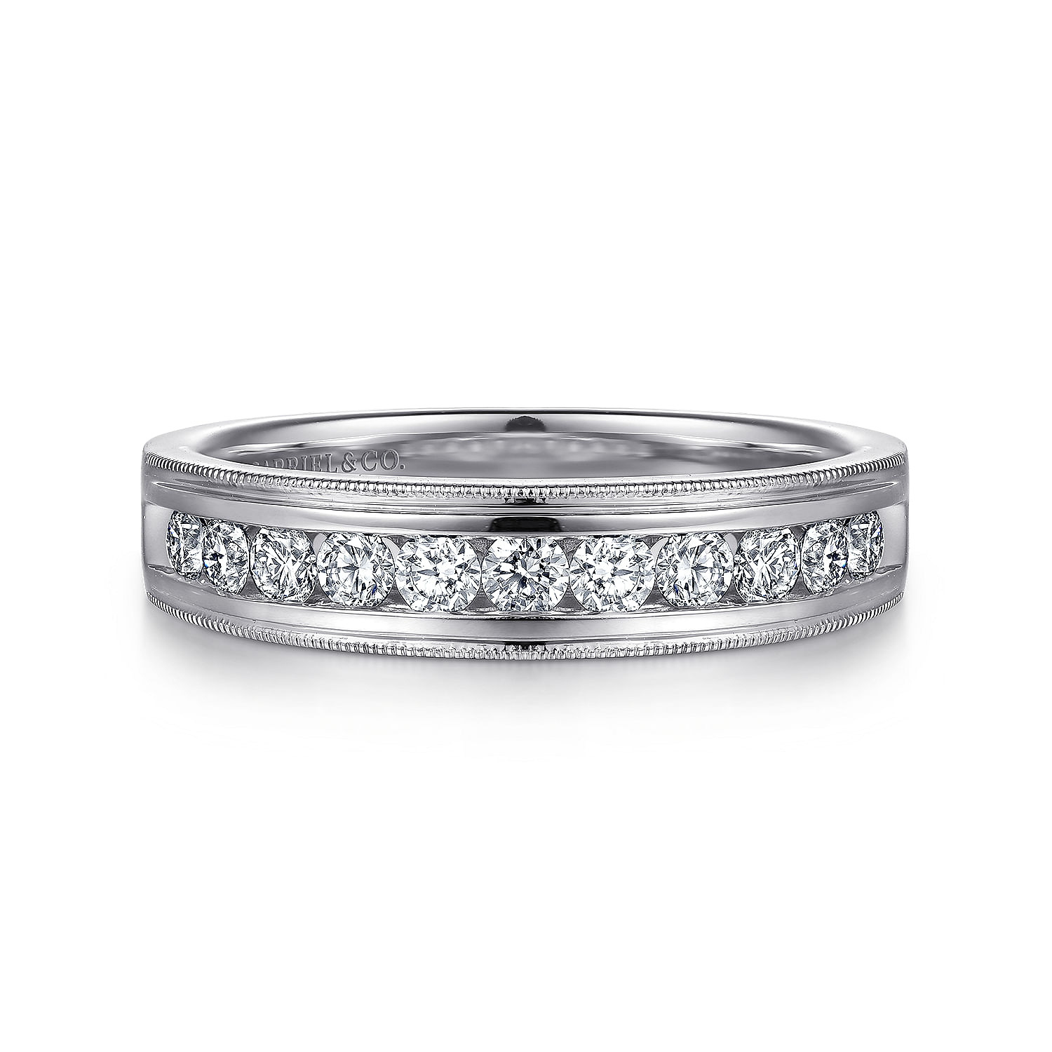 14k White Gold Diamond Straight 14k White Gold Diamond Straight