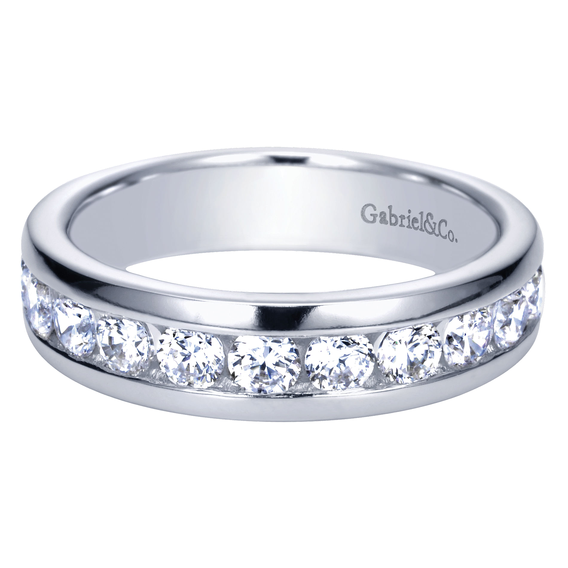 14k White Gold Diamond Straight 14k White Gold Diamond Straight