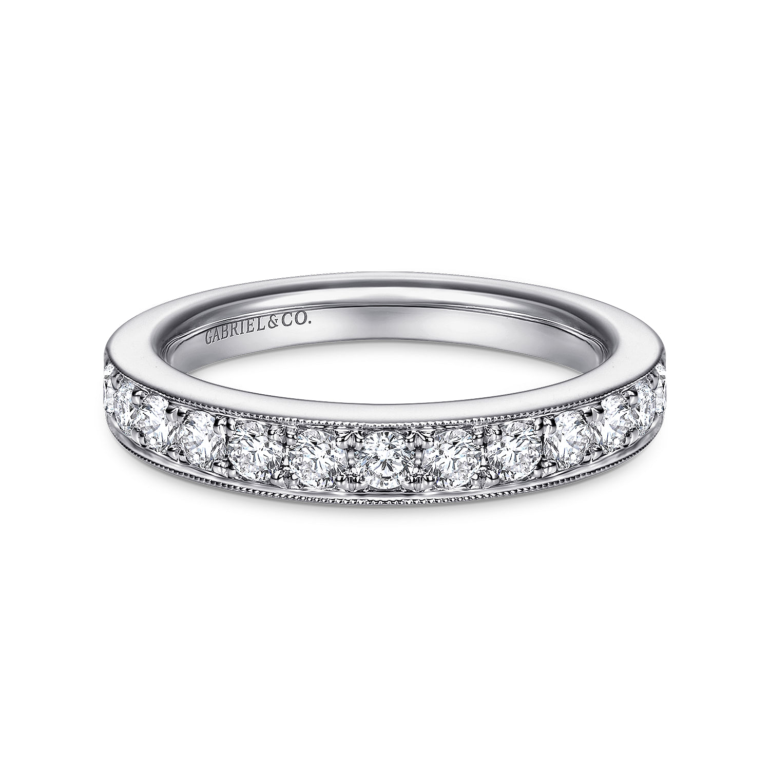 14k White Gold Diamond Straight 14k White Gold Diamond Straight