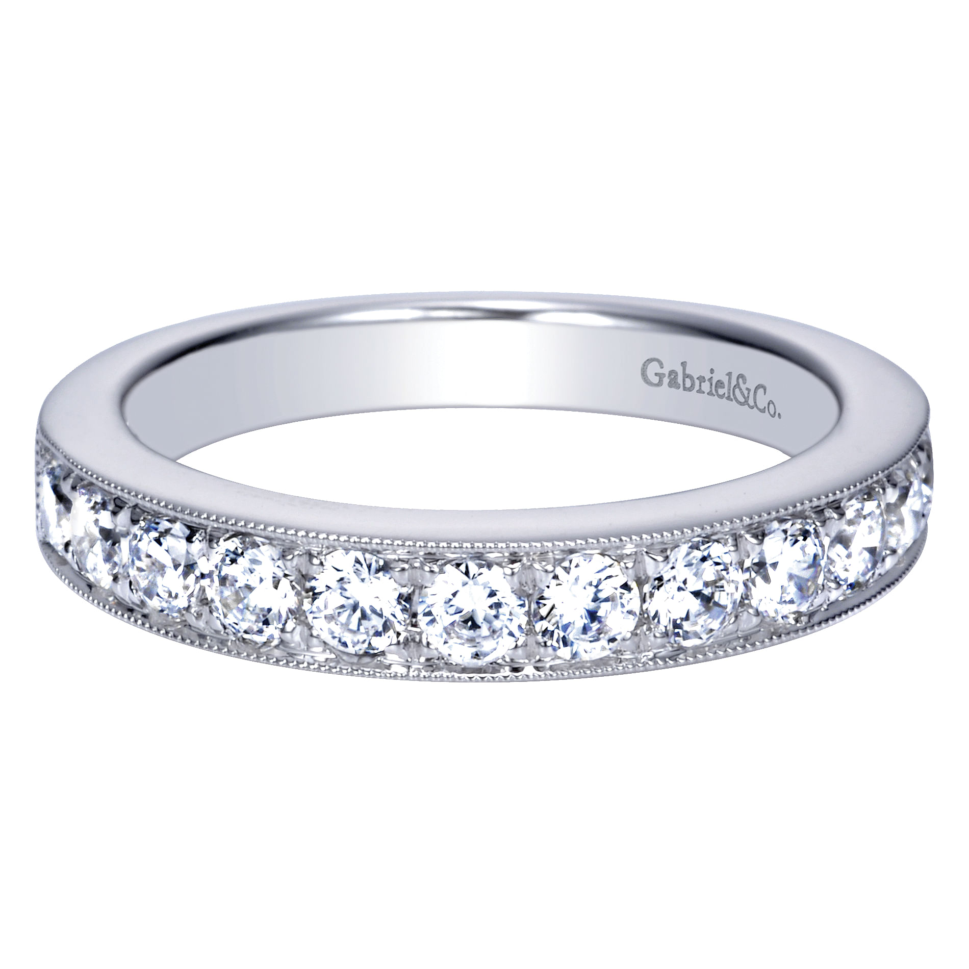 14k White Gold Diamond Straight 14k White Gold Diamond Straight