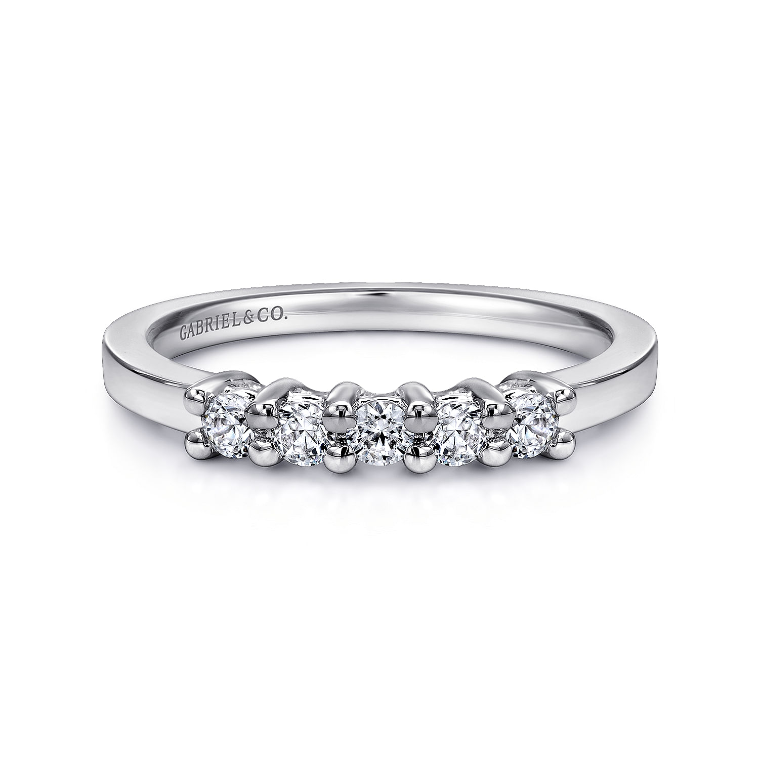 14k White Gold Diamond Straight 14k White Gold Diamond Straight