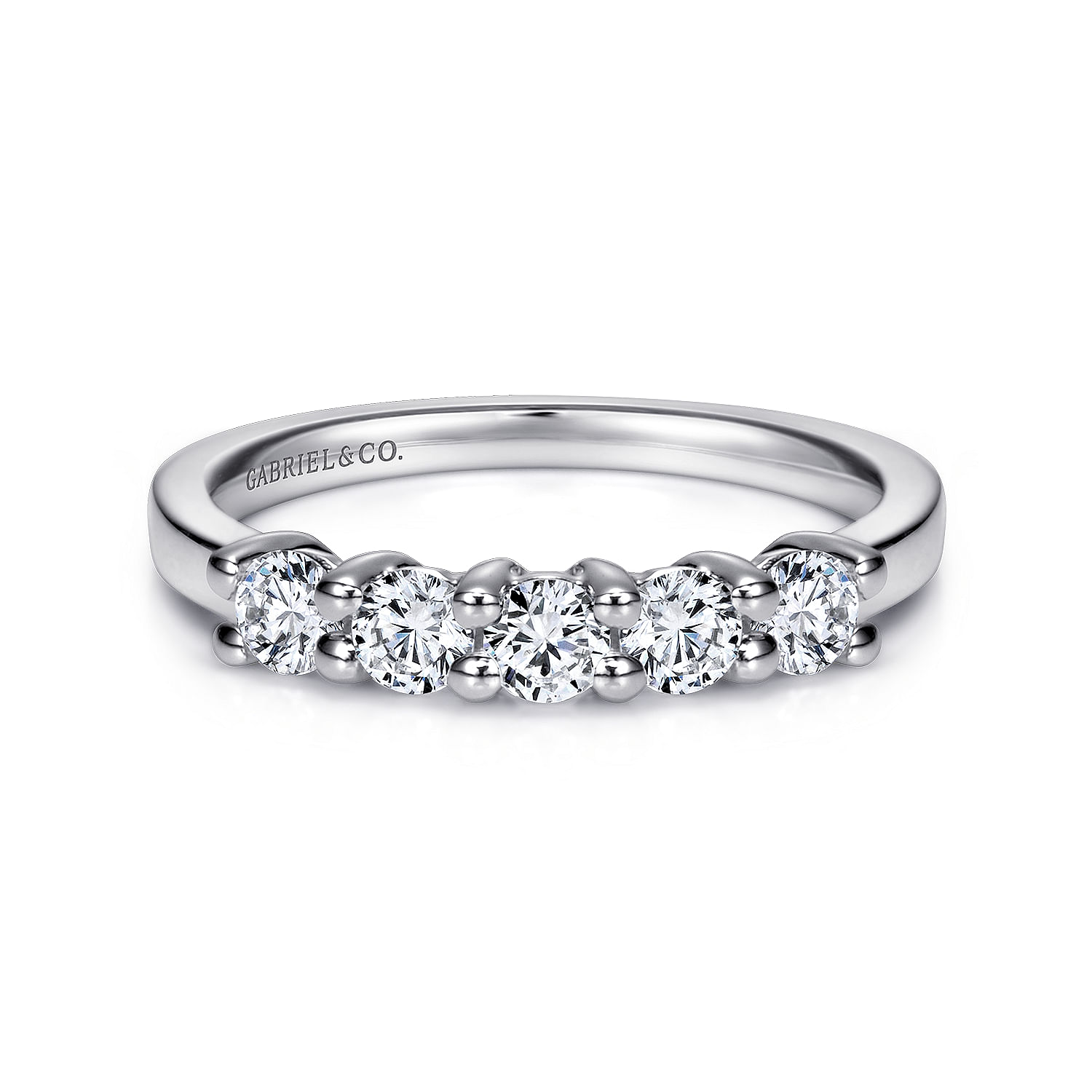 14k White Gold Diamond Straight 14k White Gold Diamond Straight