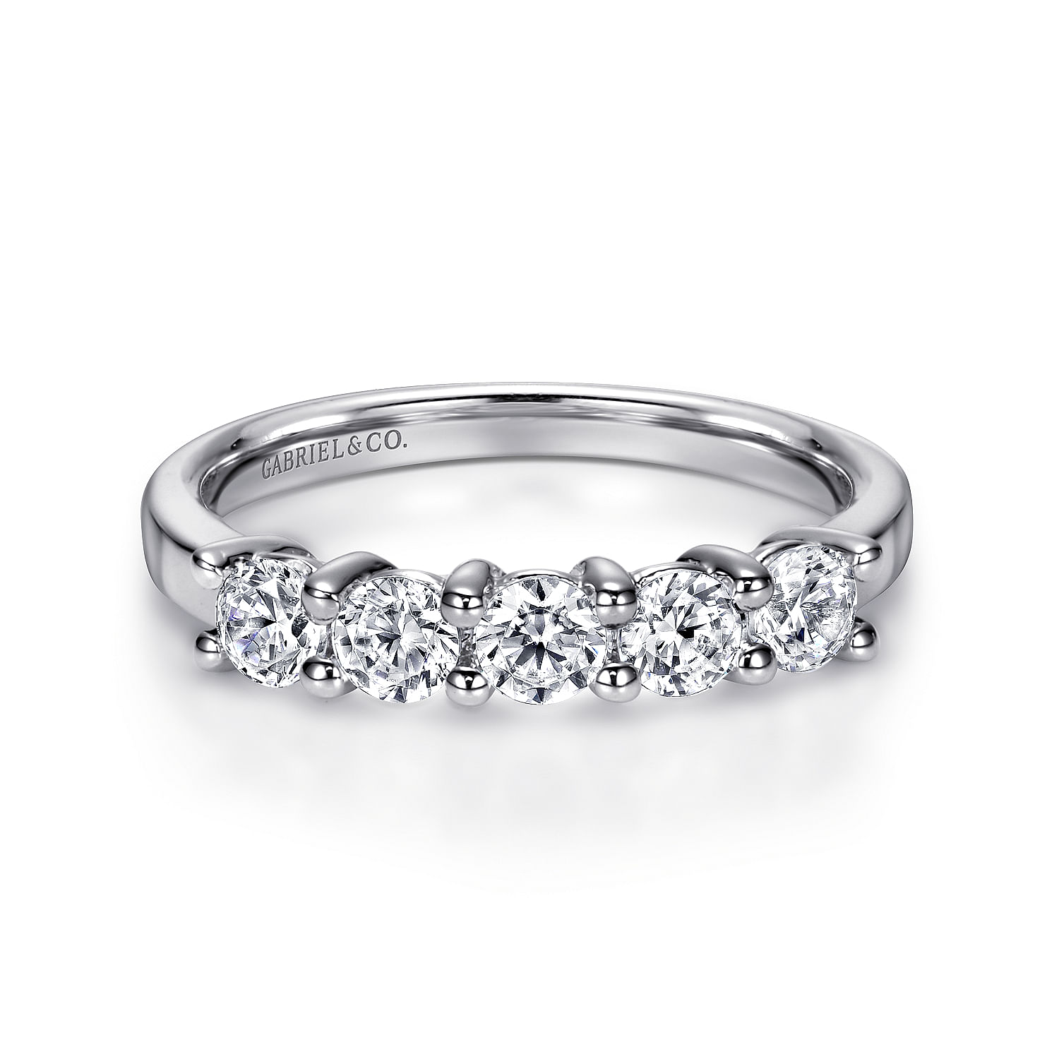 14k White Gold Diamond Straight 14k White Gold Diamond Straight