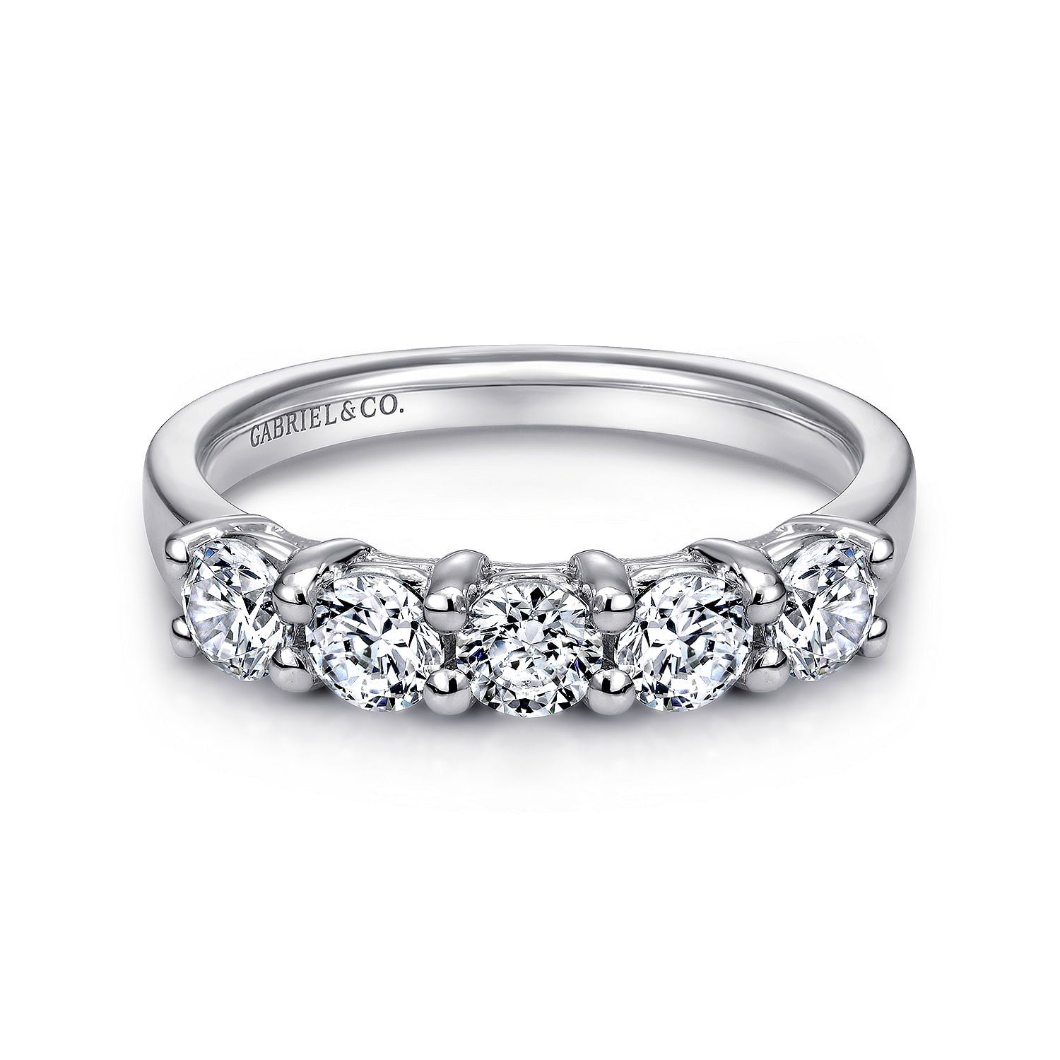 14k White Gold Diamond Straight 14k White Gold Diamond Straight