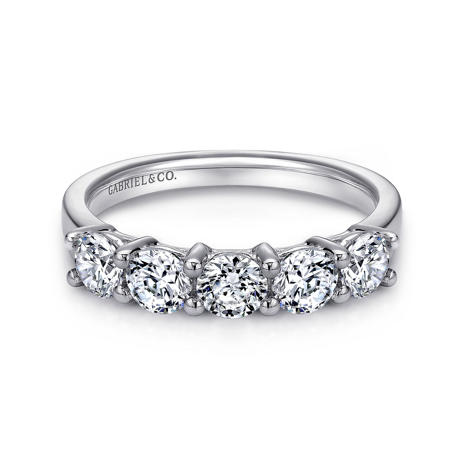 14k White Gold Diamond Straight 14k White Gold Diamond Straight