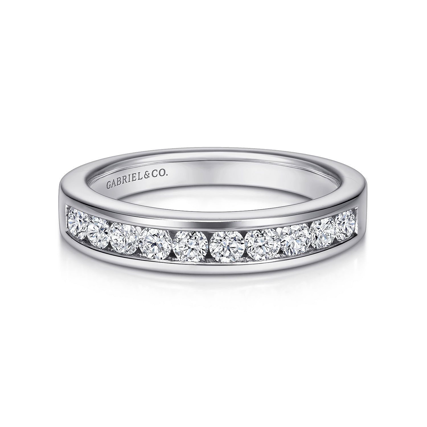 14k White Gold Diamond Straight 14k White Gold Diamond Straight