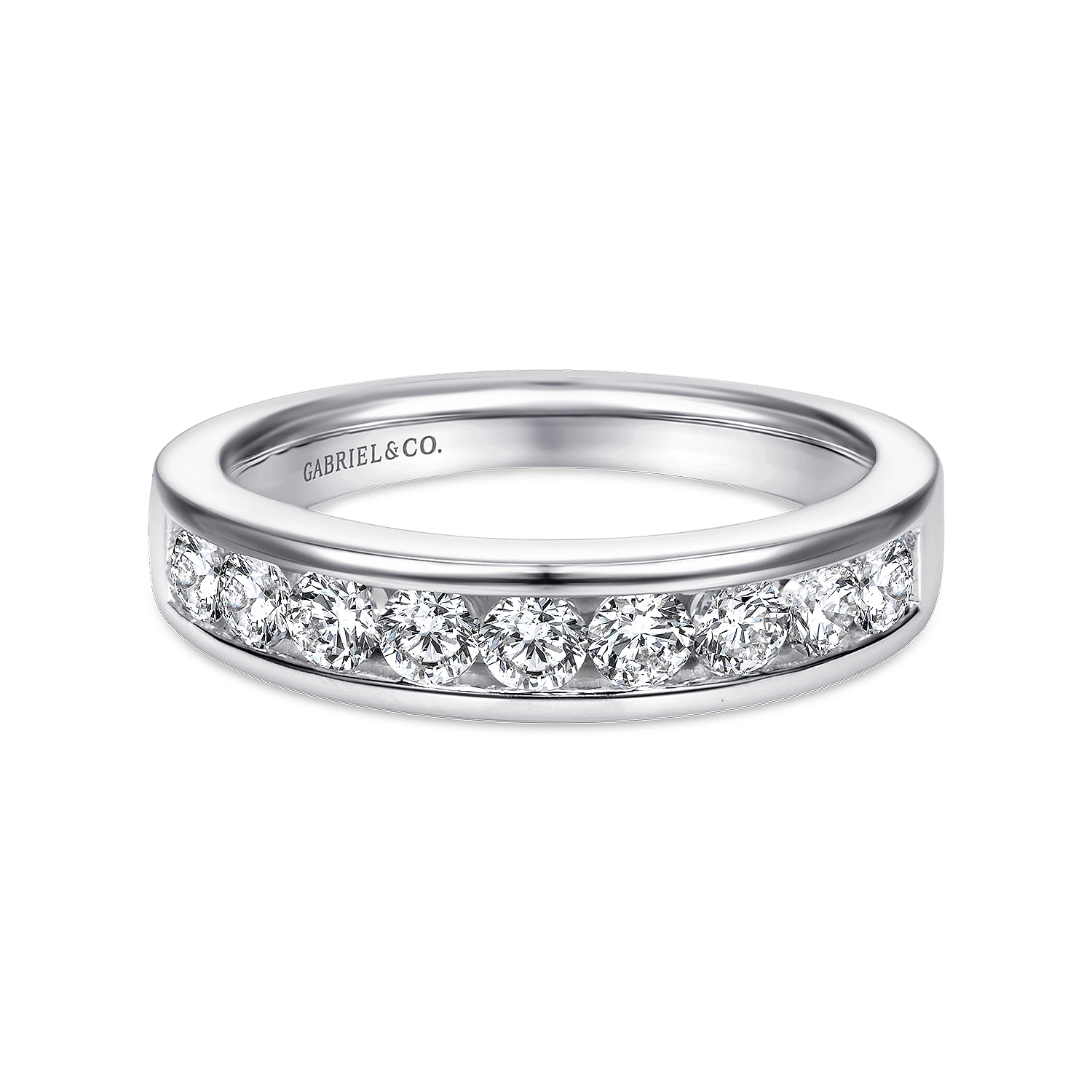 14k White Gold Diamond Straight 14k White Gold Diamond Straight