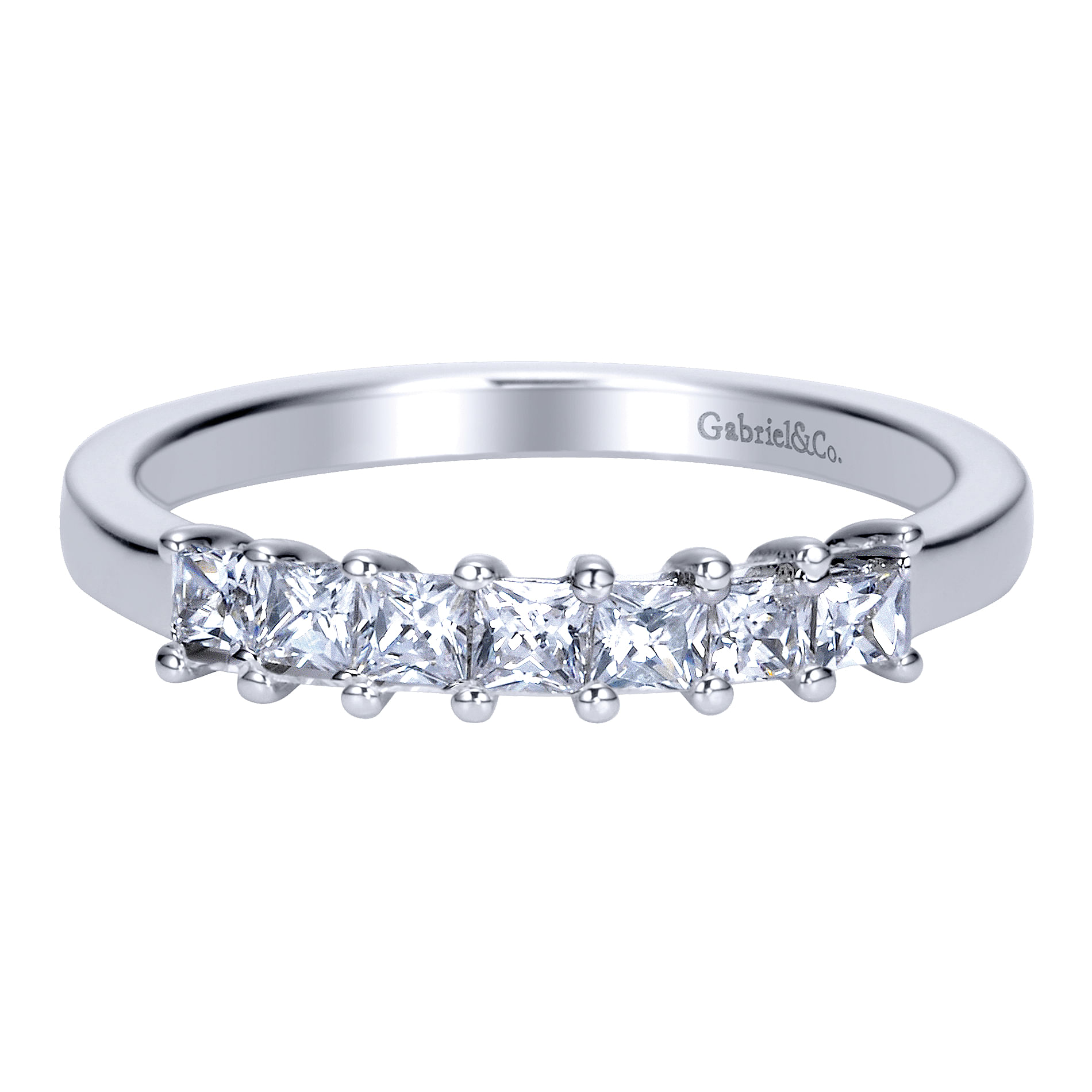 14k White Gold Diamond Straight 14k White Gold Diamond Straight