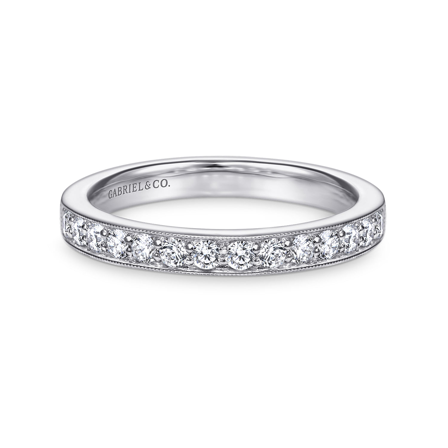 14k White Gold Diamond Straight 14k White Gold Diamond Straight