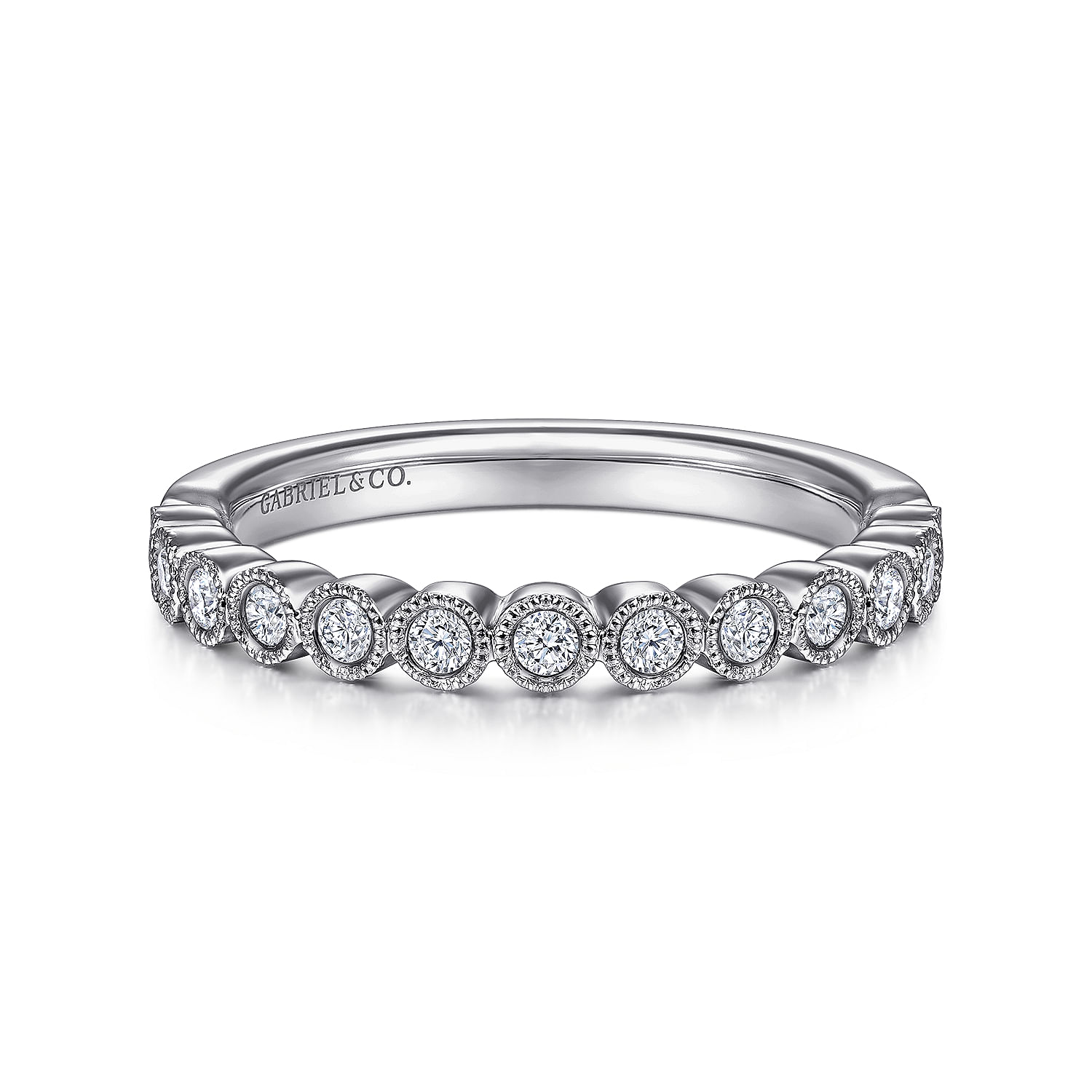 14k White Gold Diamond Straight 14k White Gold Diamond Straight