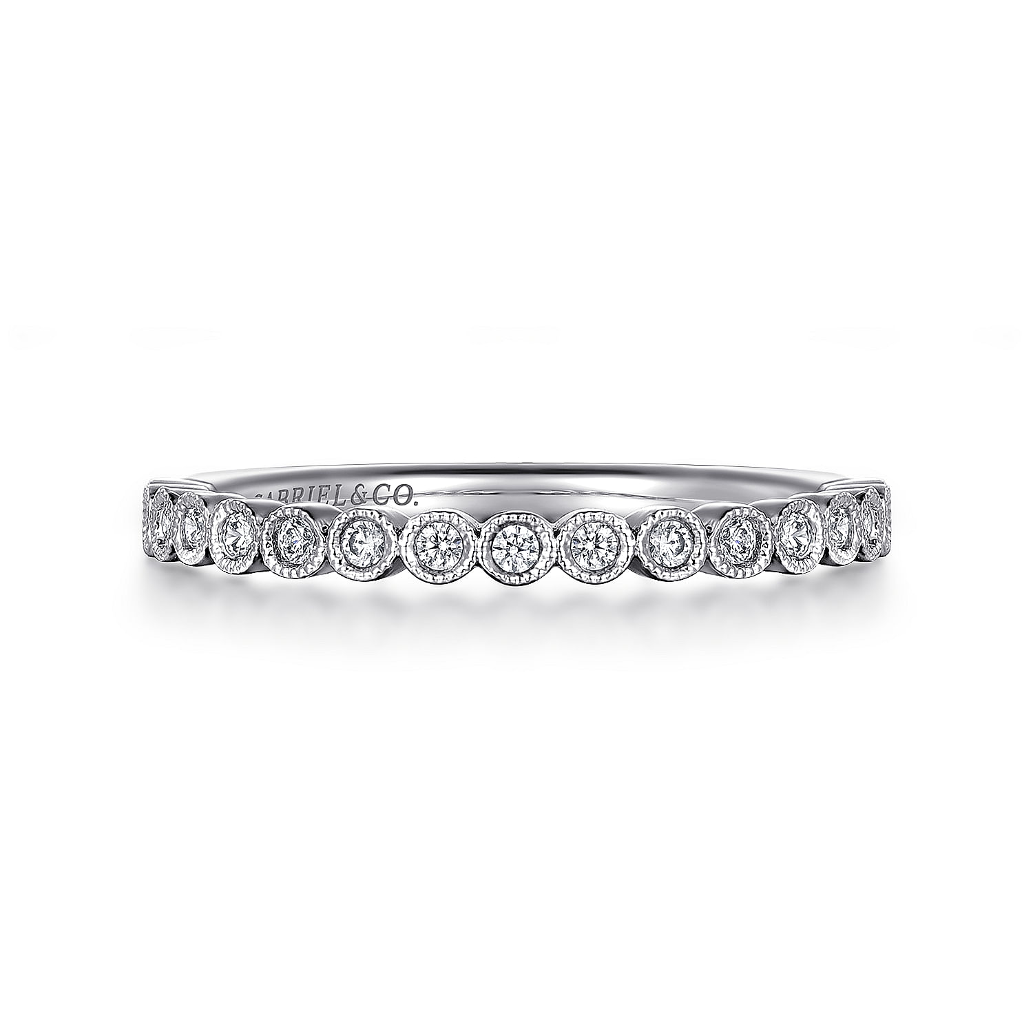 14k White Gold Diamond Straight 14k White Gold Diamond Straight