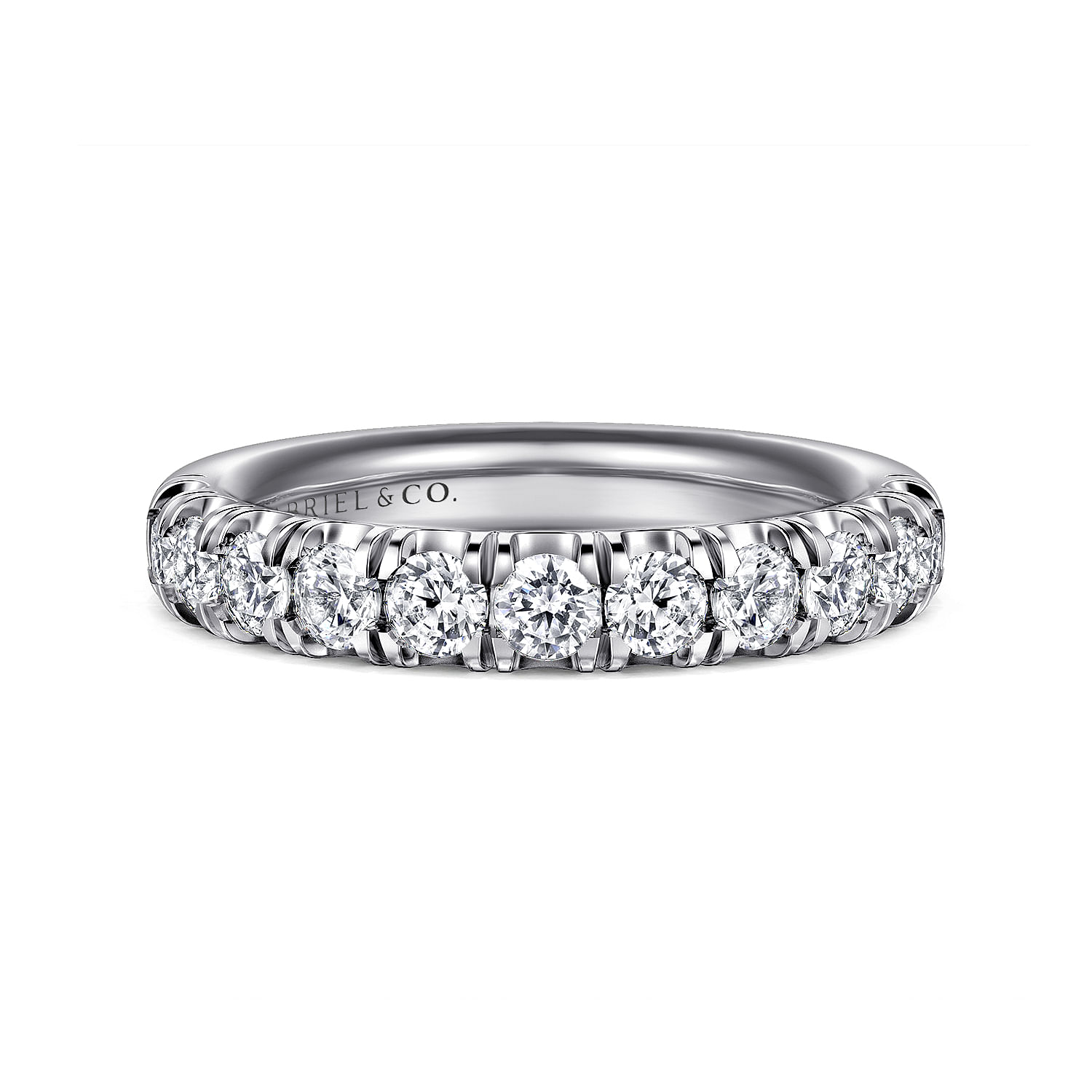 14k White Gold Diamond Straight 14k White Gold Diamond Straight
