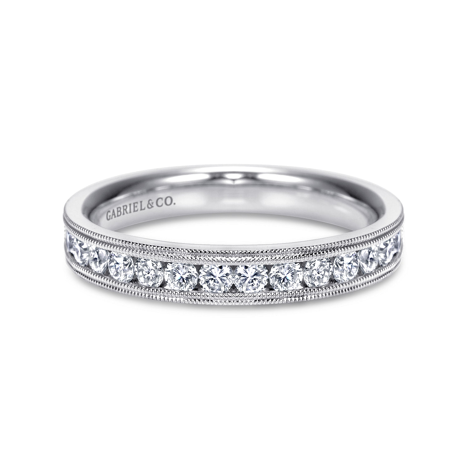 14k White Gold Diamond Straight 14k White Gold Diamond Straight