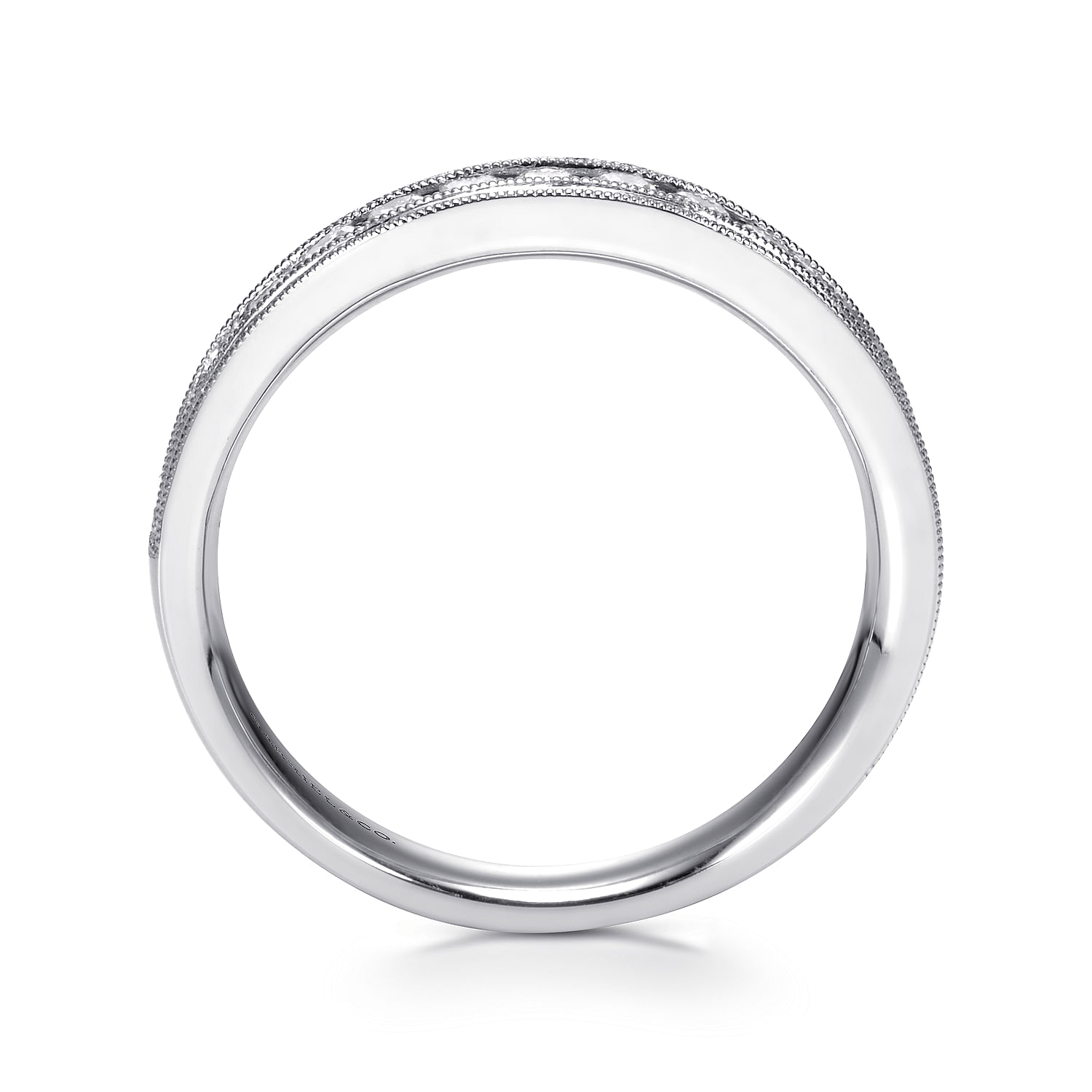 14k White Gold Diamond Straight Anniversary Band angle 2 14k White Gold Diamond Straight Anniversary Band angle 2