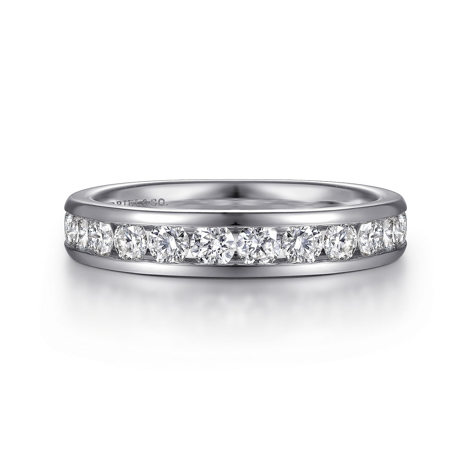 14k White Gold Diamond Straight 14k White Gold Diamond Straight