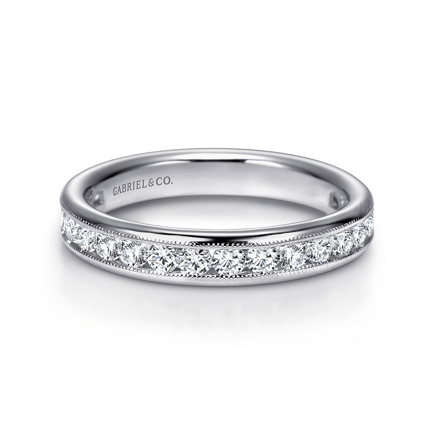 14k White Gold Diamond Straight 14k White Gold Diamond Straight