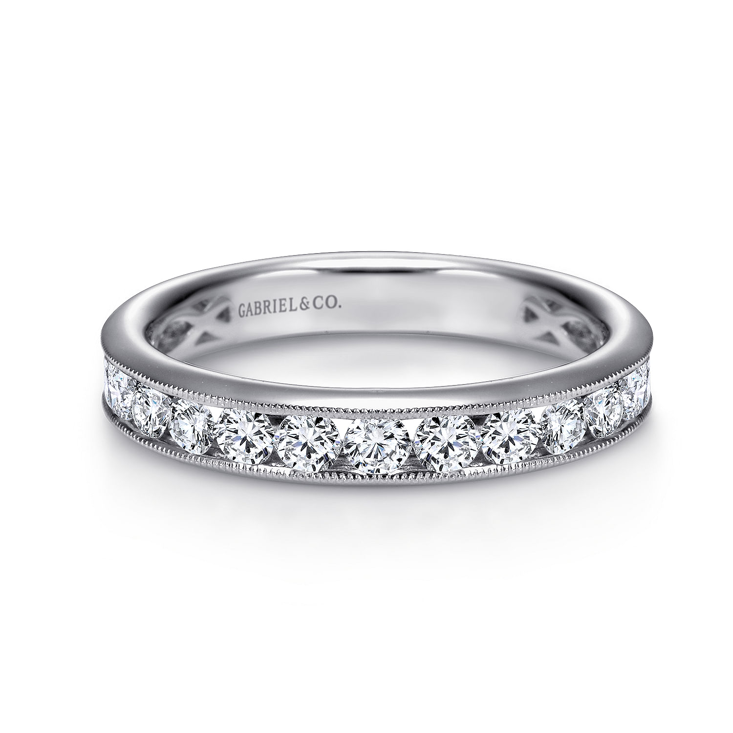 14k White Gold Diamond Straight 14k White Gold Diamond Straight