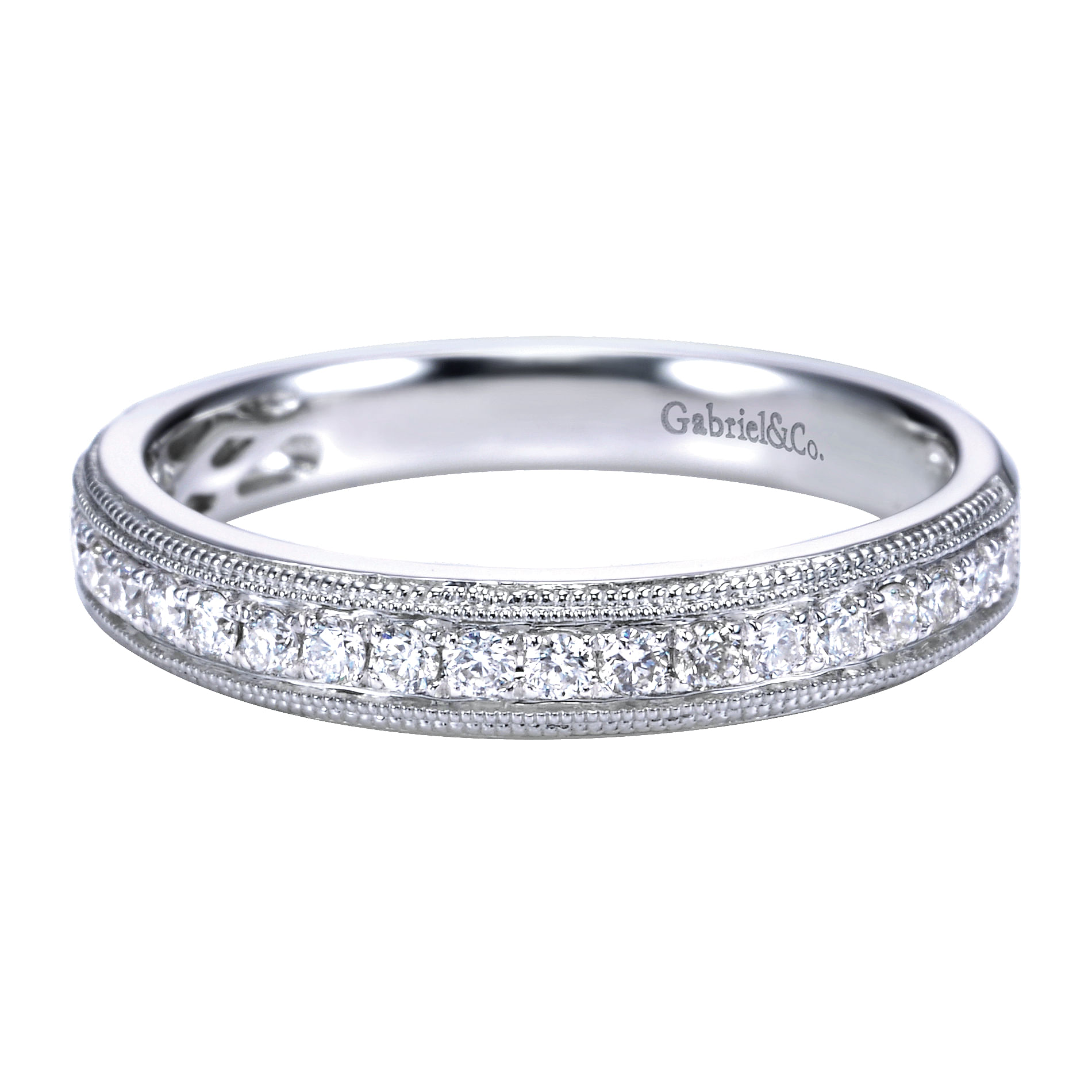 14k White Gold Diamond Straight 14k White Gold Diamond Straight