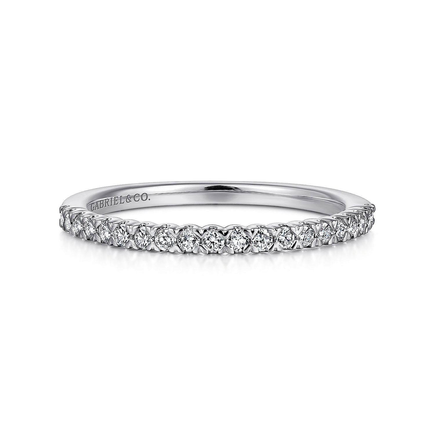 14k White Gold Diamond Straight 14k White Gold Diamond Straight