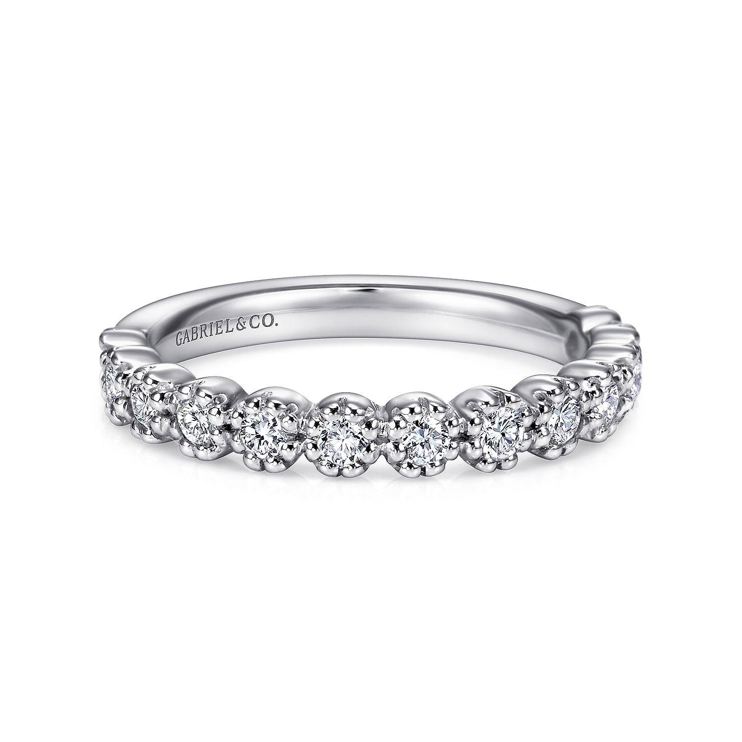 14k White Gold Diamond Straight 14k White Gold Diamond Straight