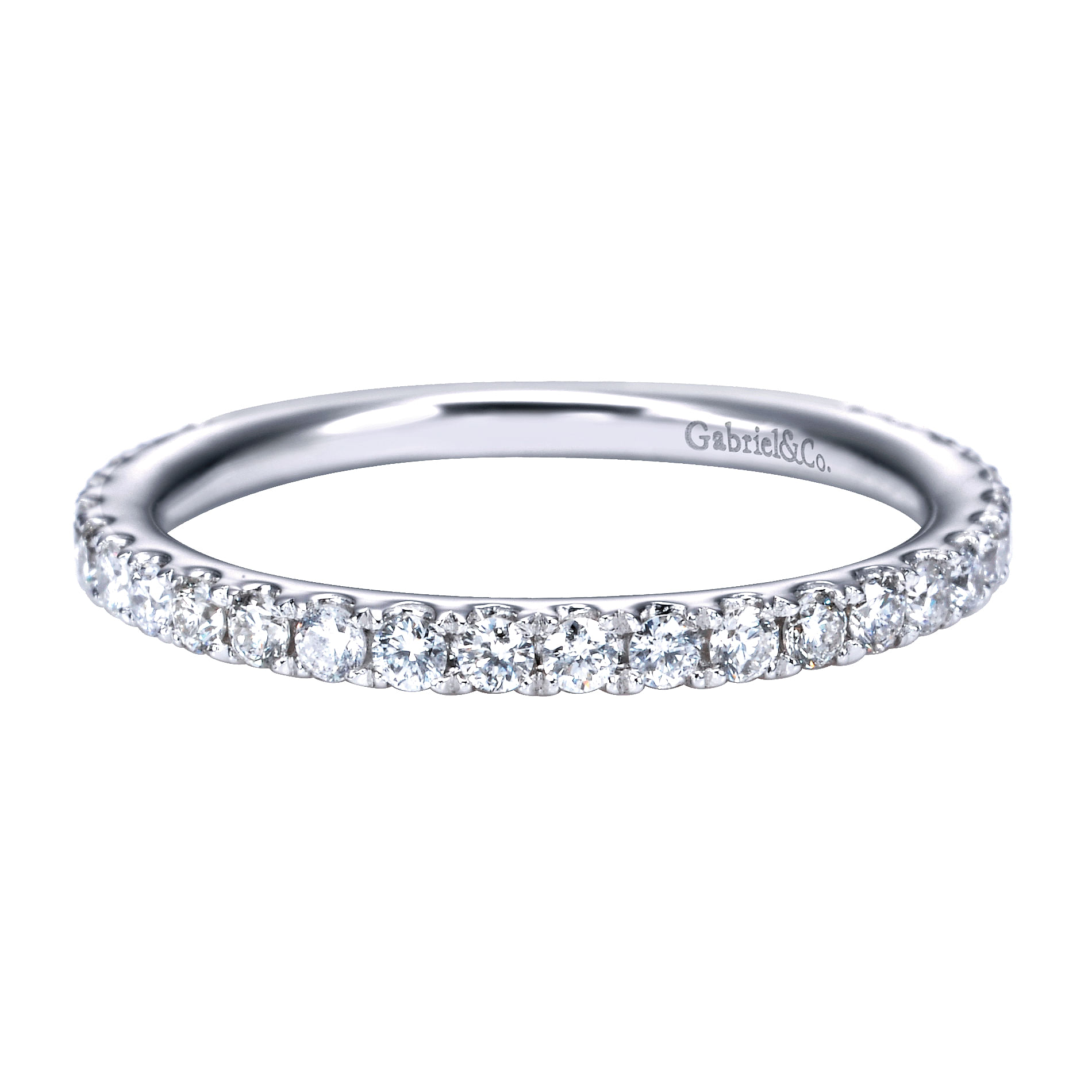 14k White Gold Diamond Straight 14k White Gold Diamond Straight