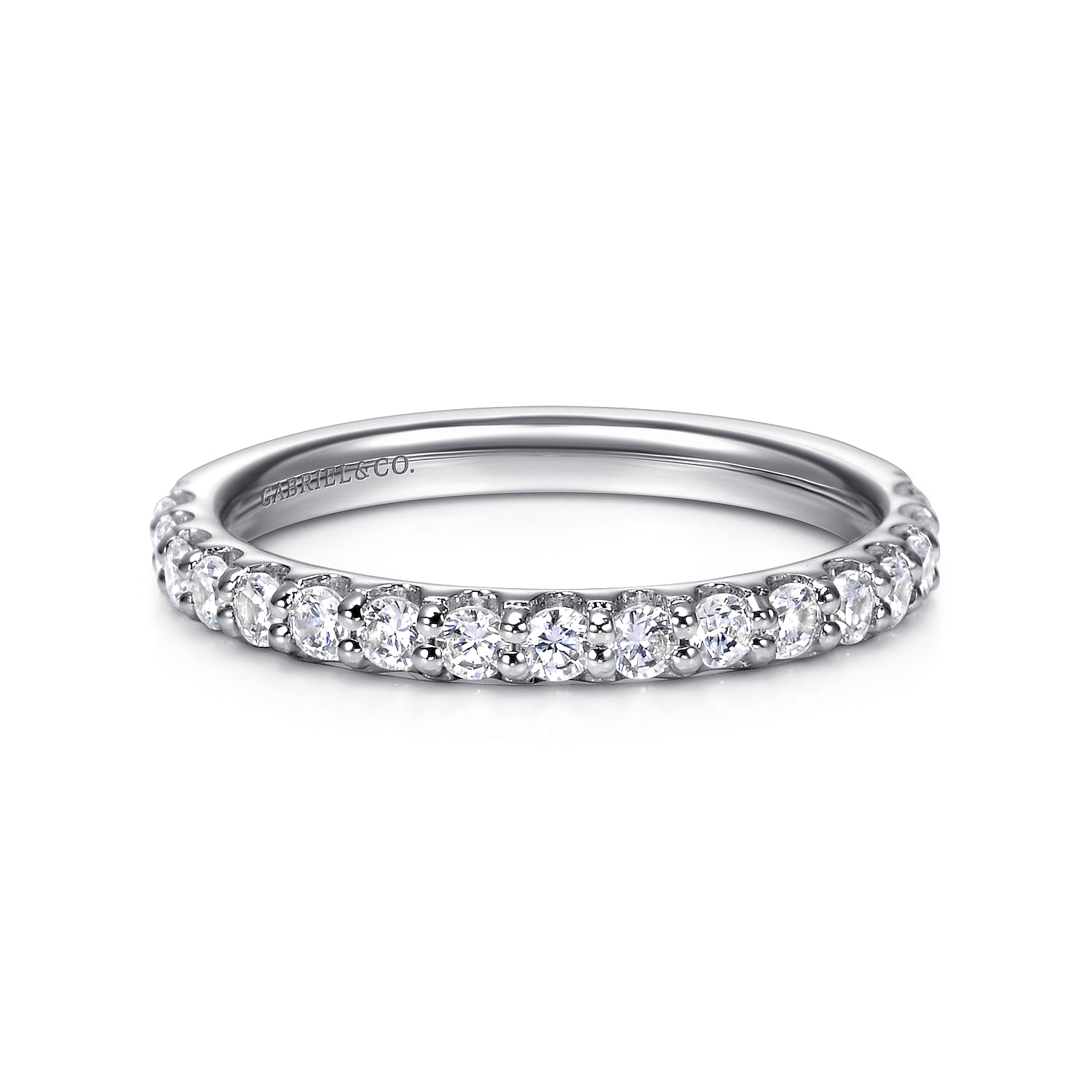 14k White Gold Diamond Straight 14k White Gold Diamond Straight
