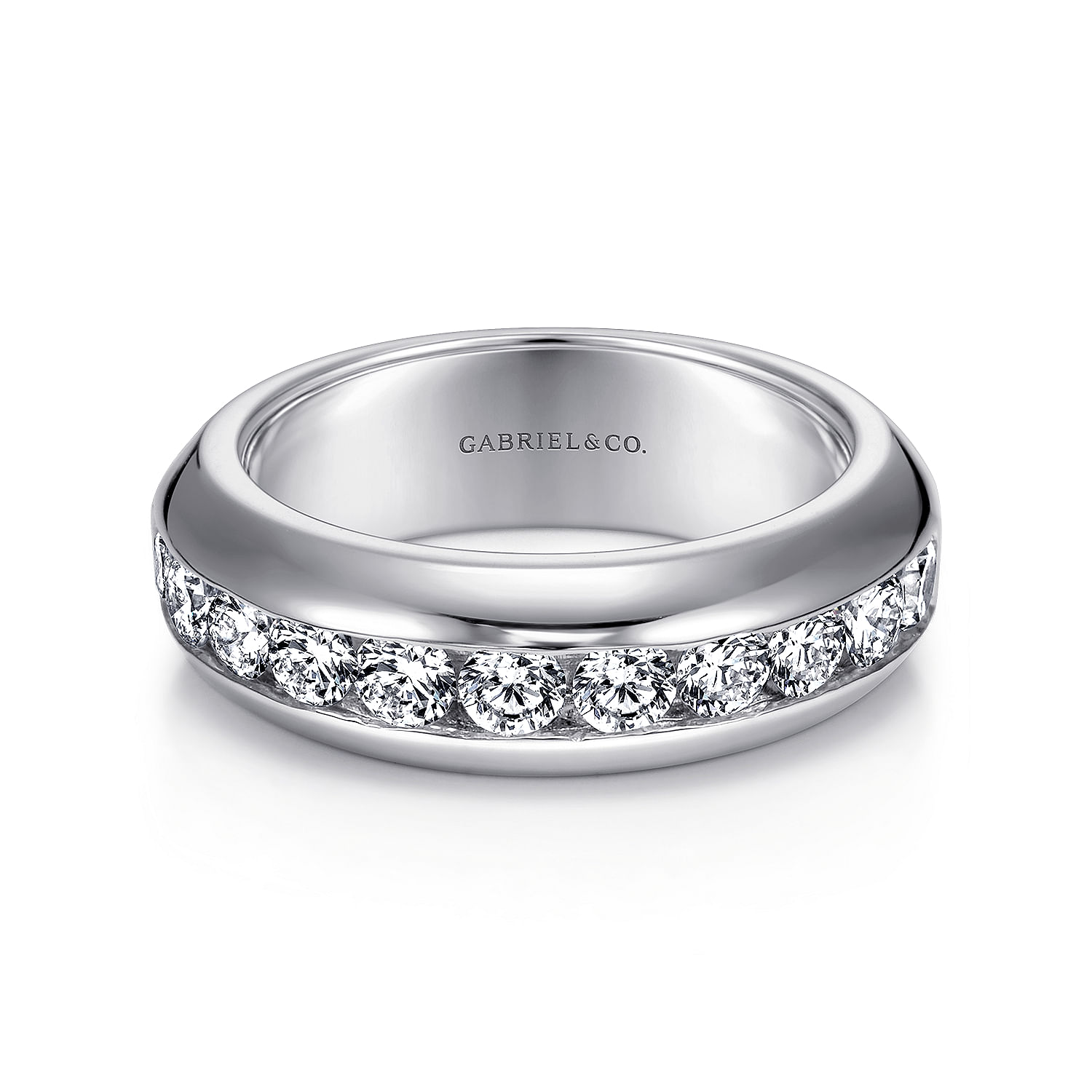 14k White Gold Diamond Straight 14k White Gold Diamond Straight