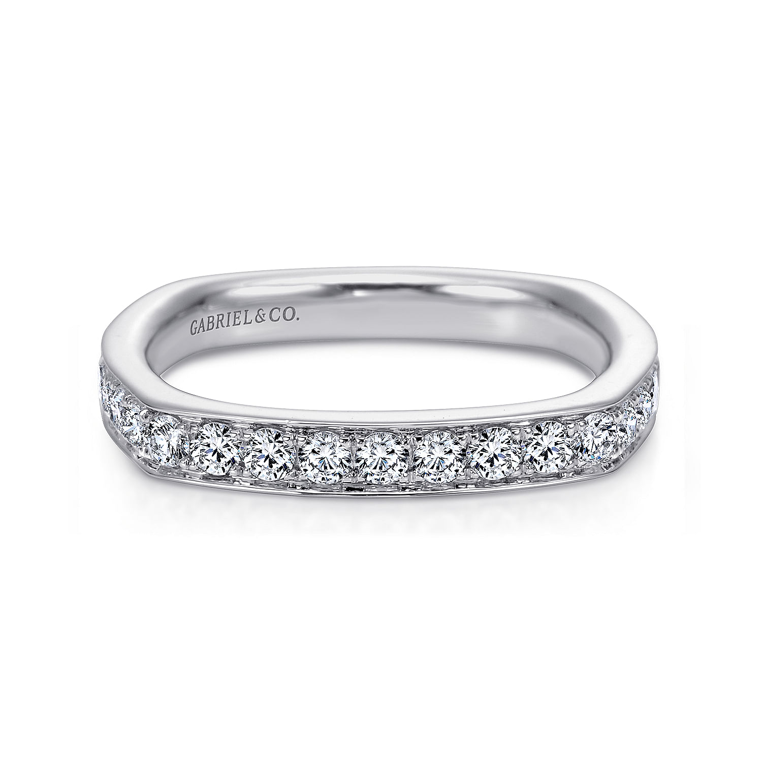 14k White Gold Diamond Straight 14k White Gold Diamond Straight