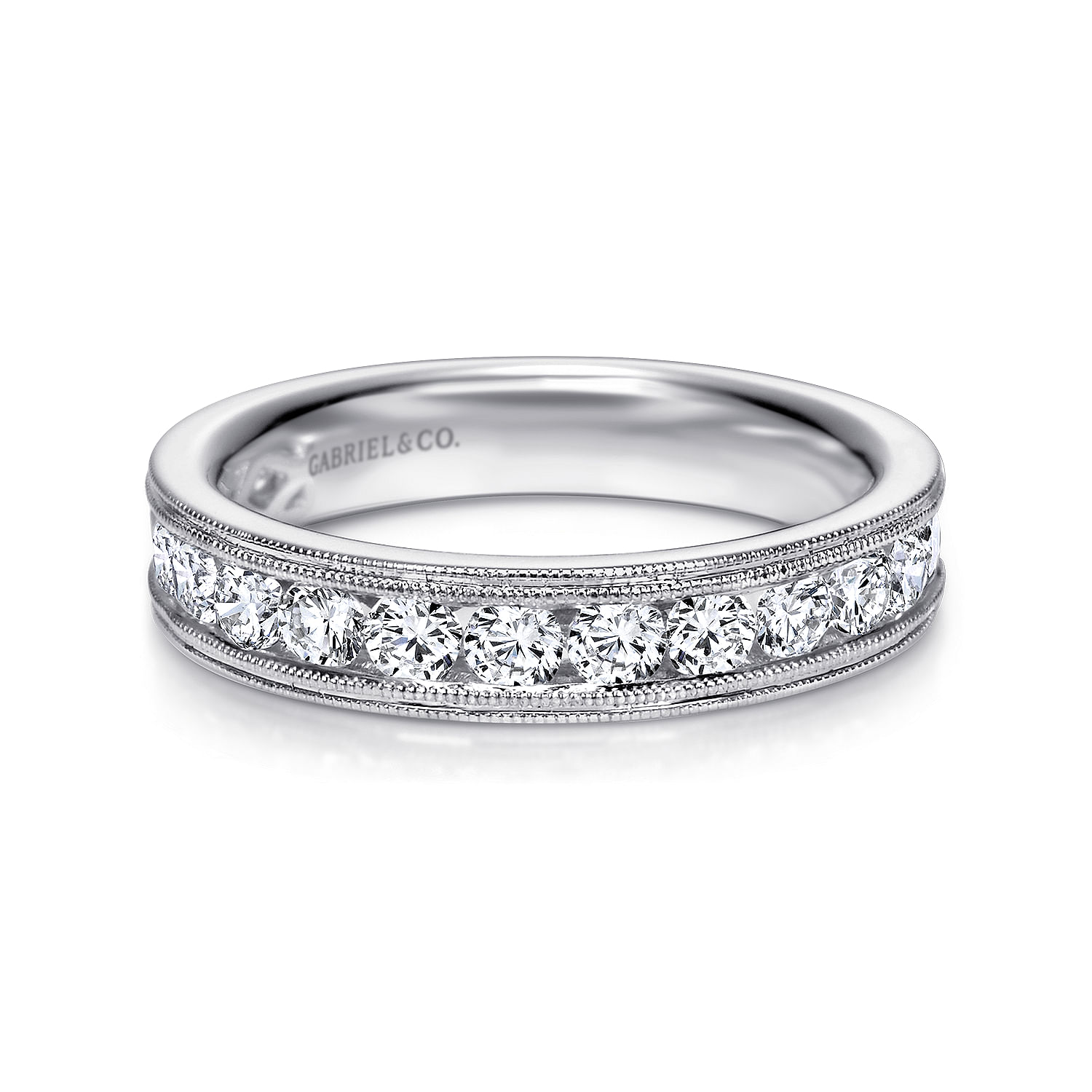 14k White Gold Diamond Straight 14k White Gold Diamond Straight