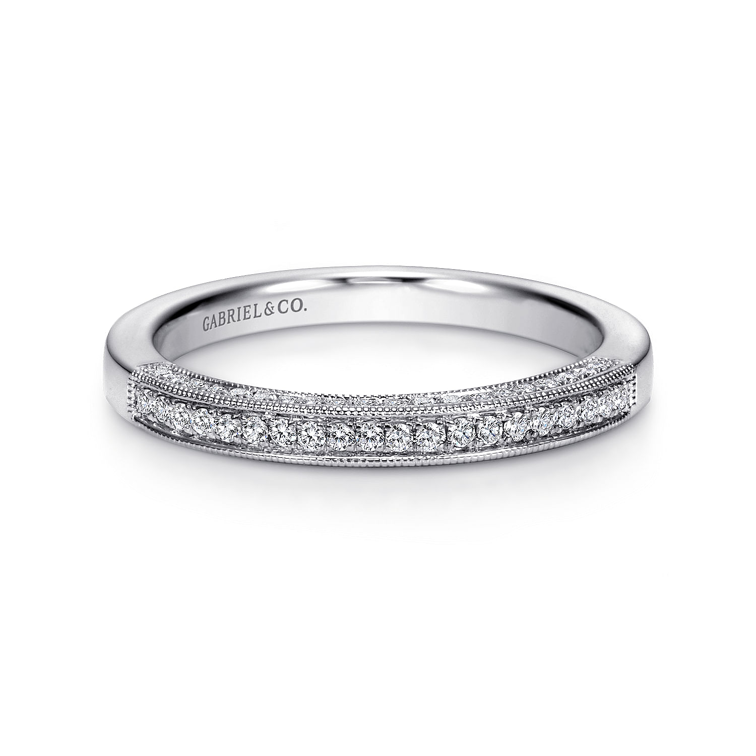 14k White Gold Diamond Straight 14k White Gold Diamond Straight