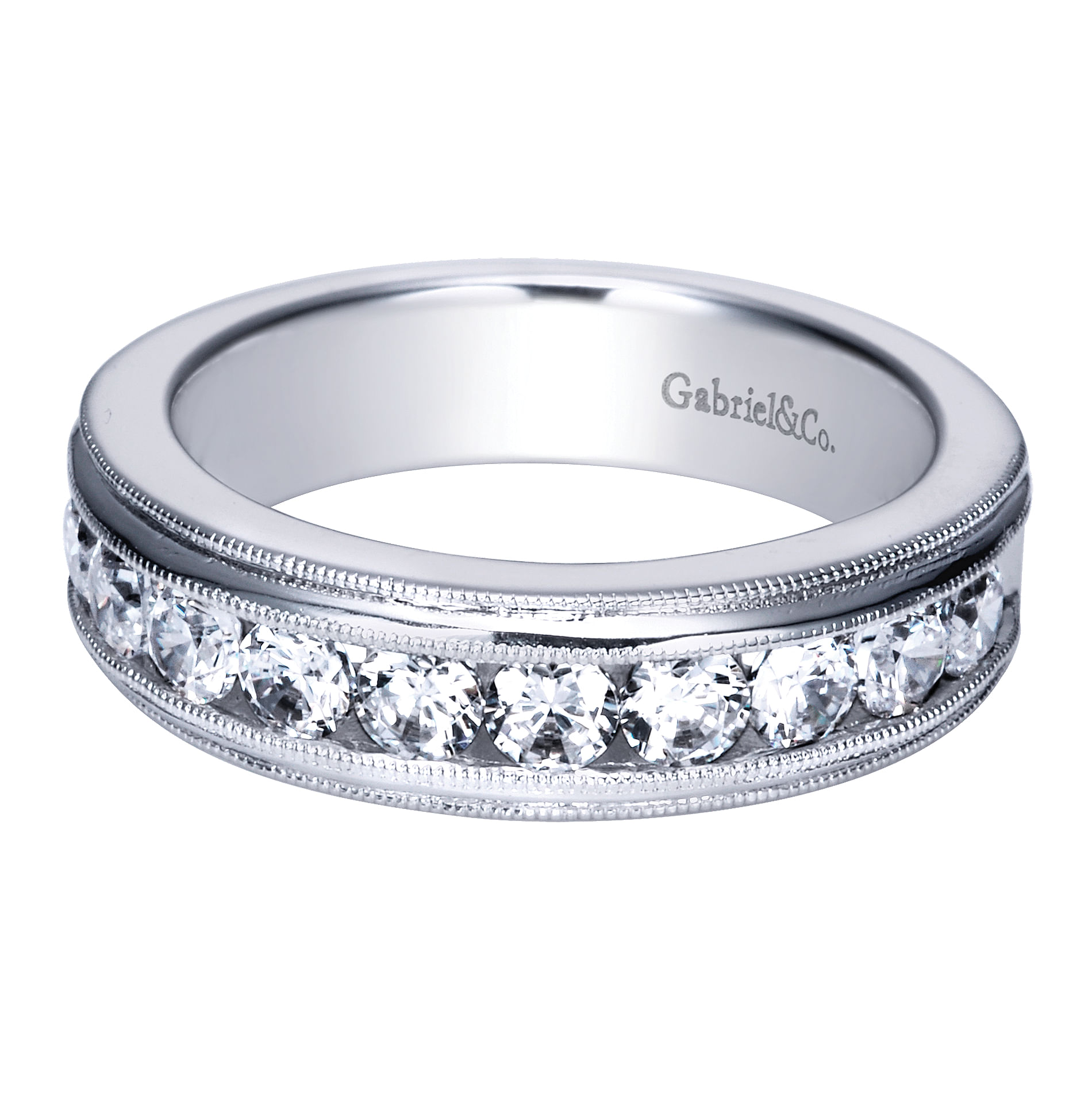 14k White Gold Diamond Straight 14k White Gold Diamond Straight