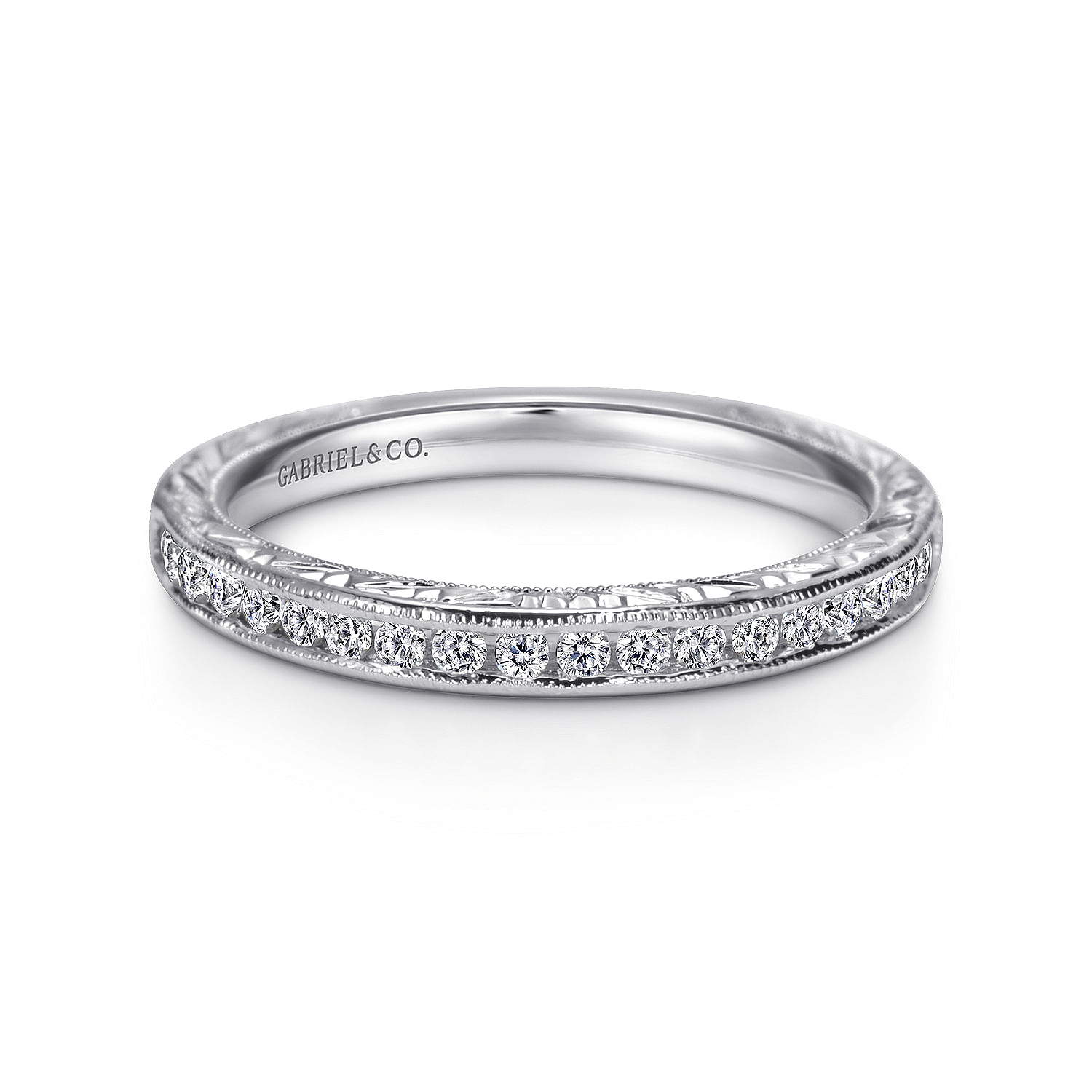 14k White Gold Diamond Straight 14k White Gold Diamond Straight