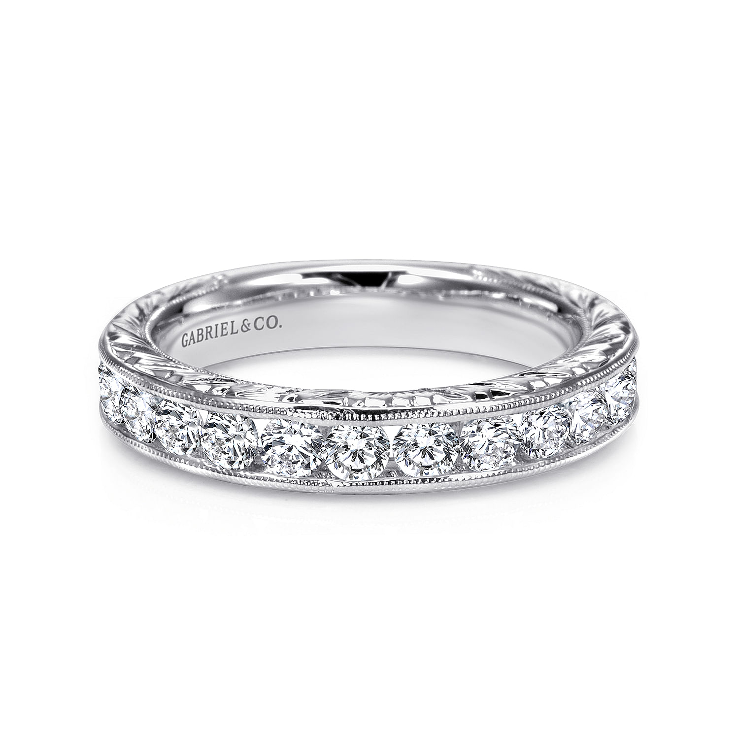 14k White Gold Diamond Straight 14k White Gold Diamond Straight