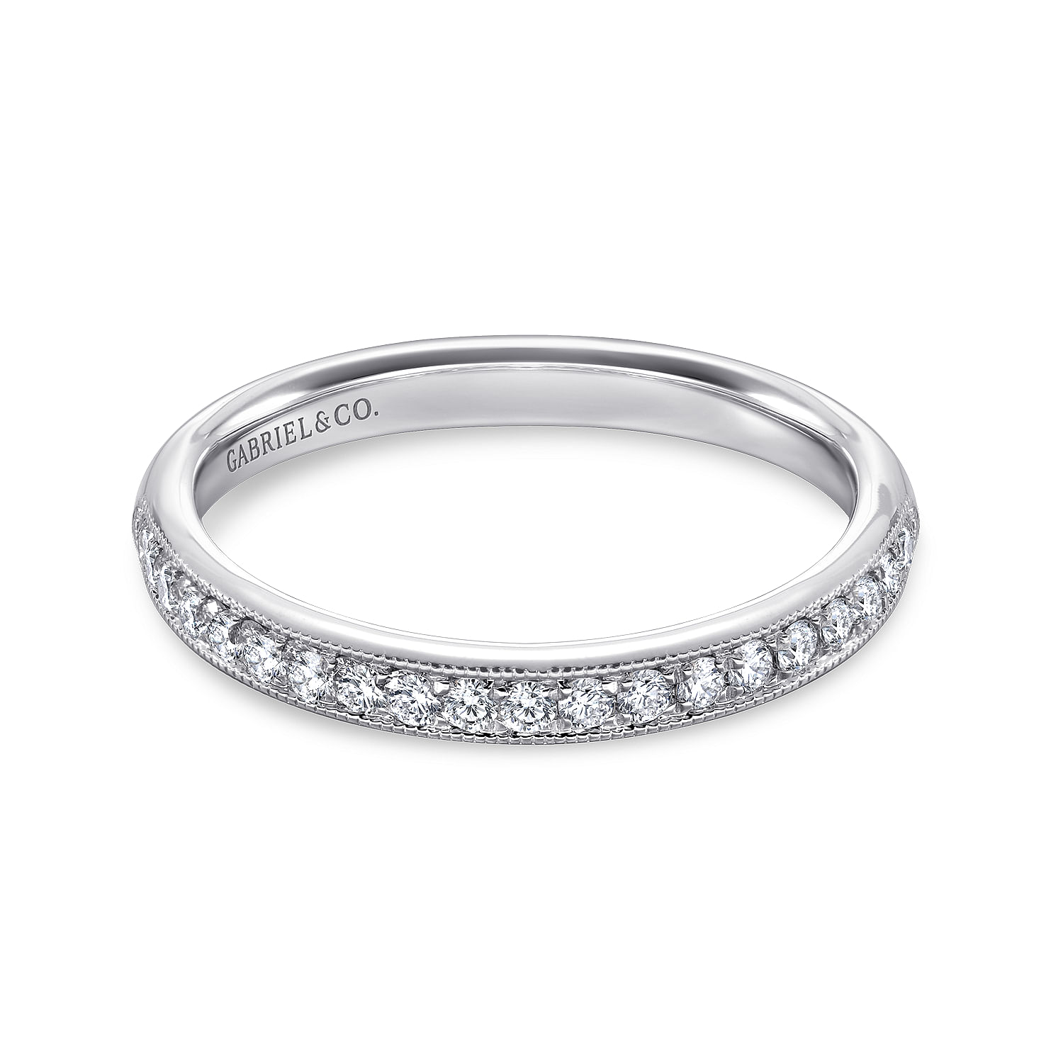 14k White Gold Diamond Straight 14k White Gold Diamond Straight