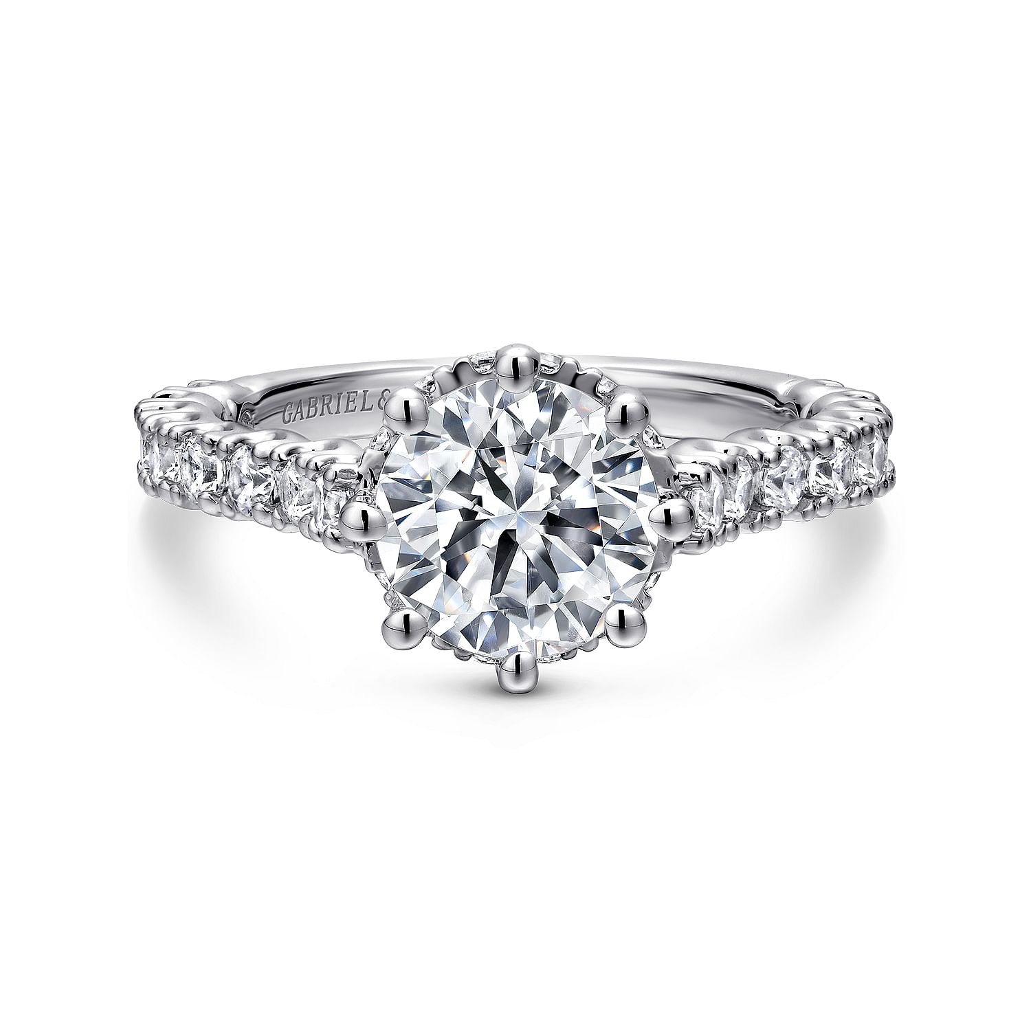 14k White Gold Diamond Straight 14k White Gold Diamond Straight