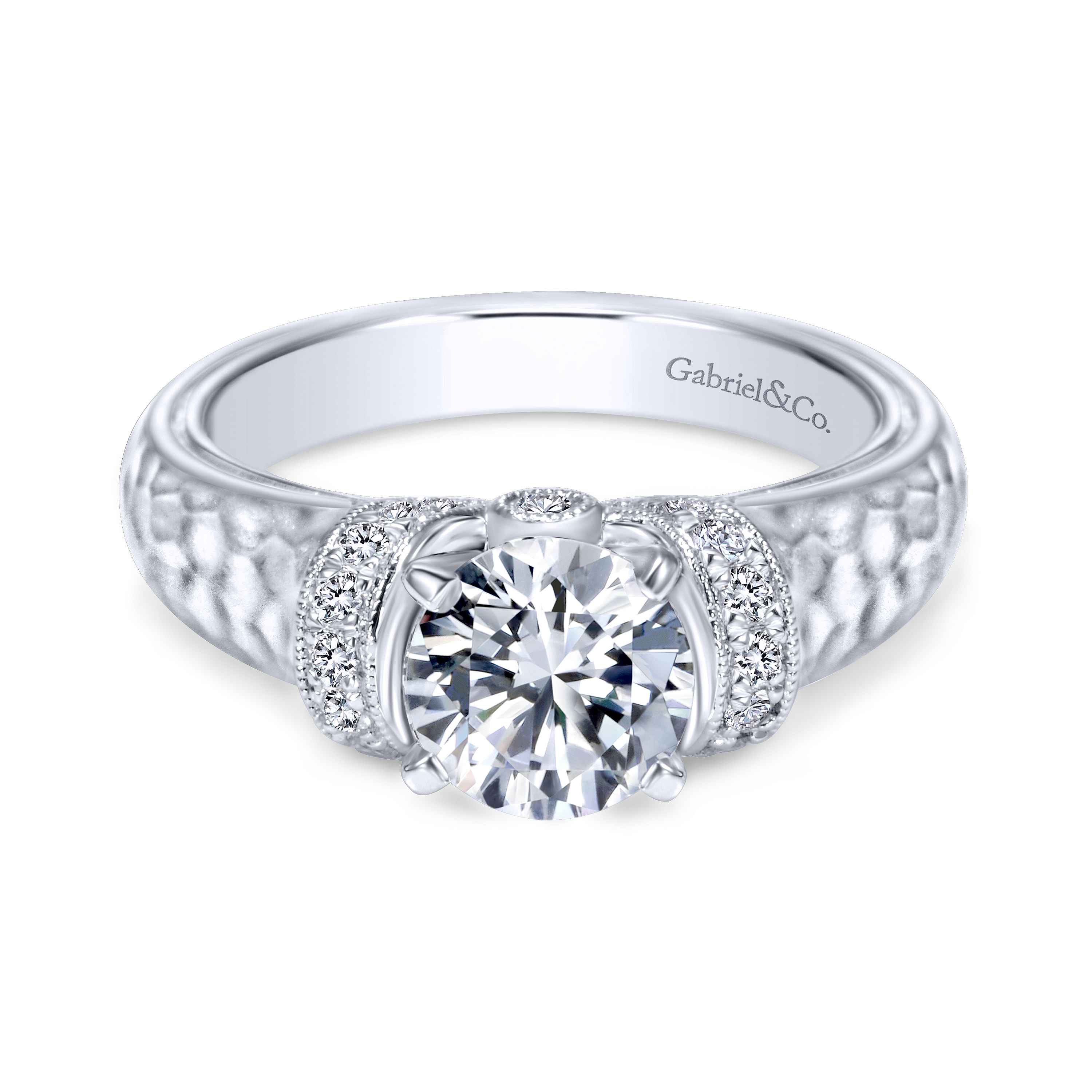 14k White Gold Diamond Straight 14k White Gold Diamond Straight